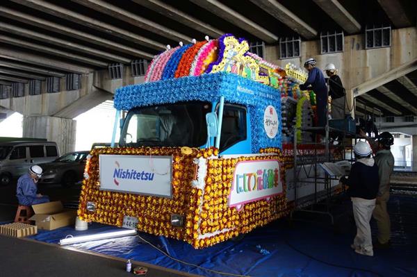 福岡 博多どんたく 盛り上げ 進化続ける花自動車 西鉄 半年かけ準備 産経ニュース