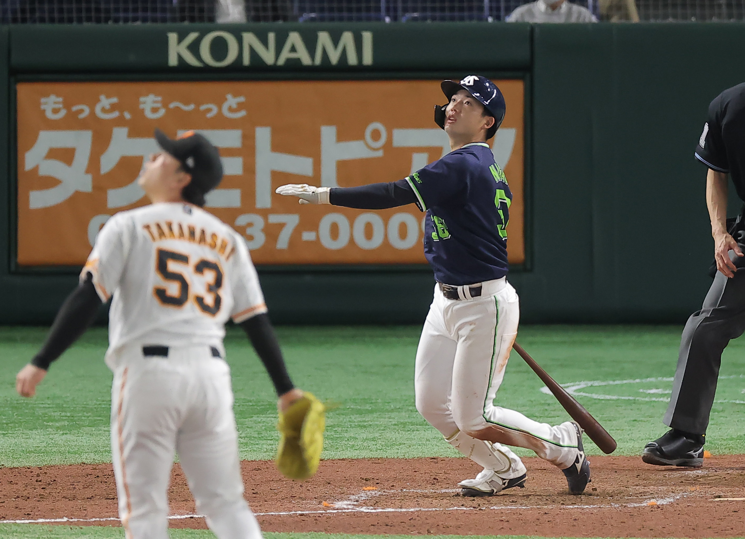 ヤクルト・長岡秀樹がプロ初本塁打「がむしゃらにくらいついていきま