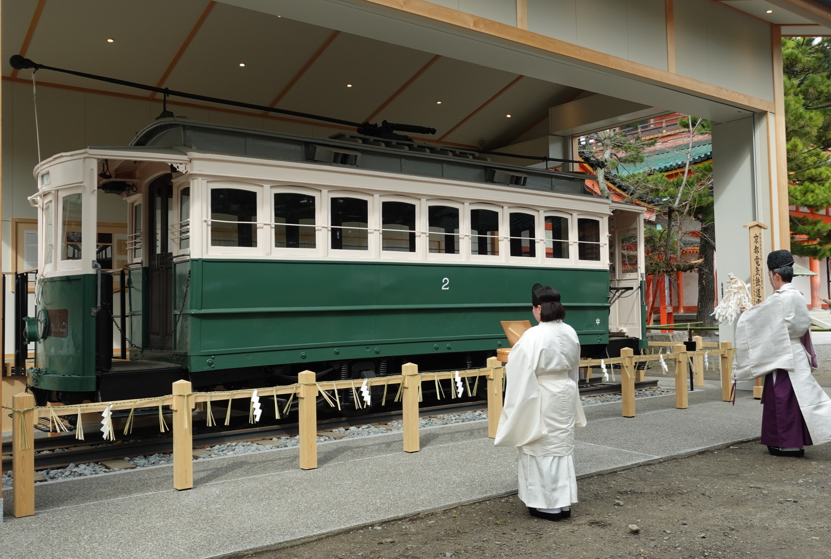 国内最古級の電車「N電」蘇る 平安神宮で1年間の修理完了、4月から一般