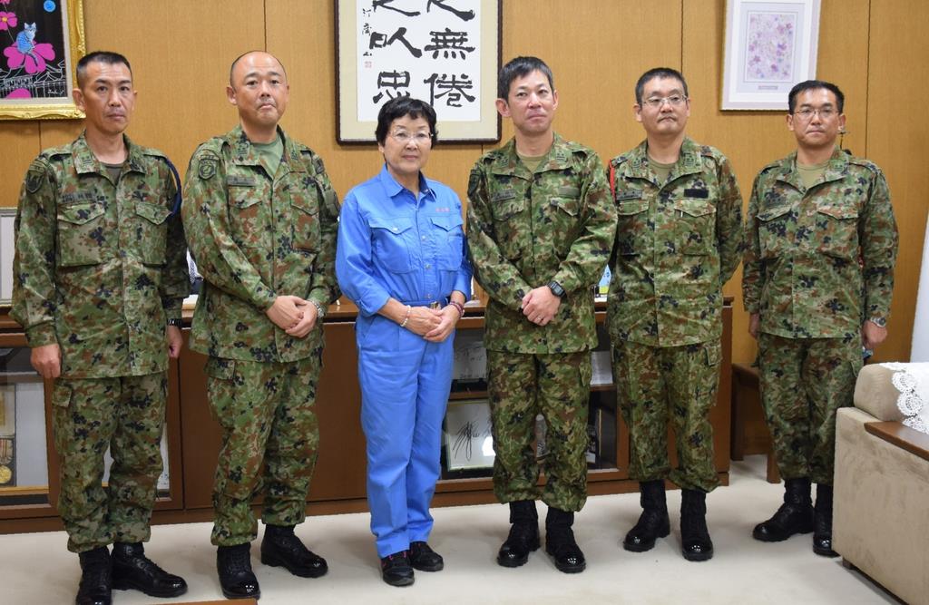 自衛隊、月内で活動終了 栃木市長に報告 「復旧の足がかりに」 - 産経