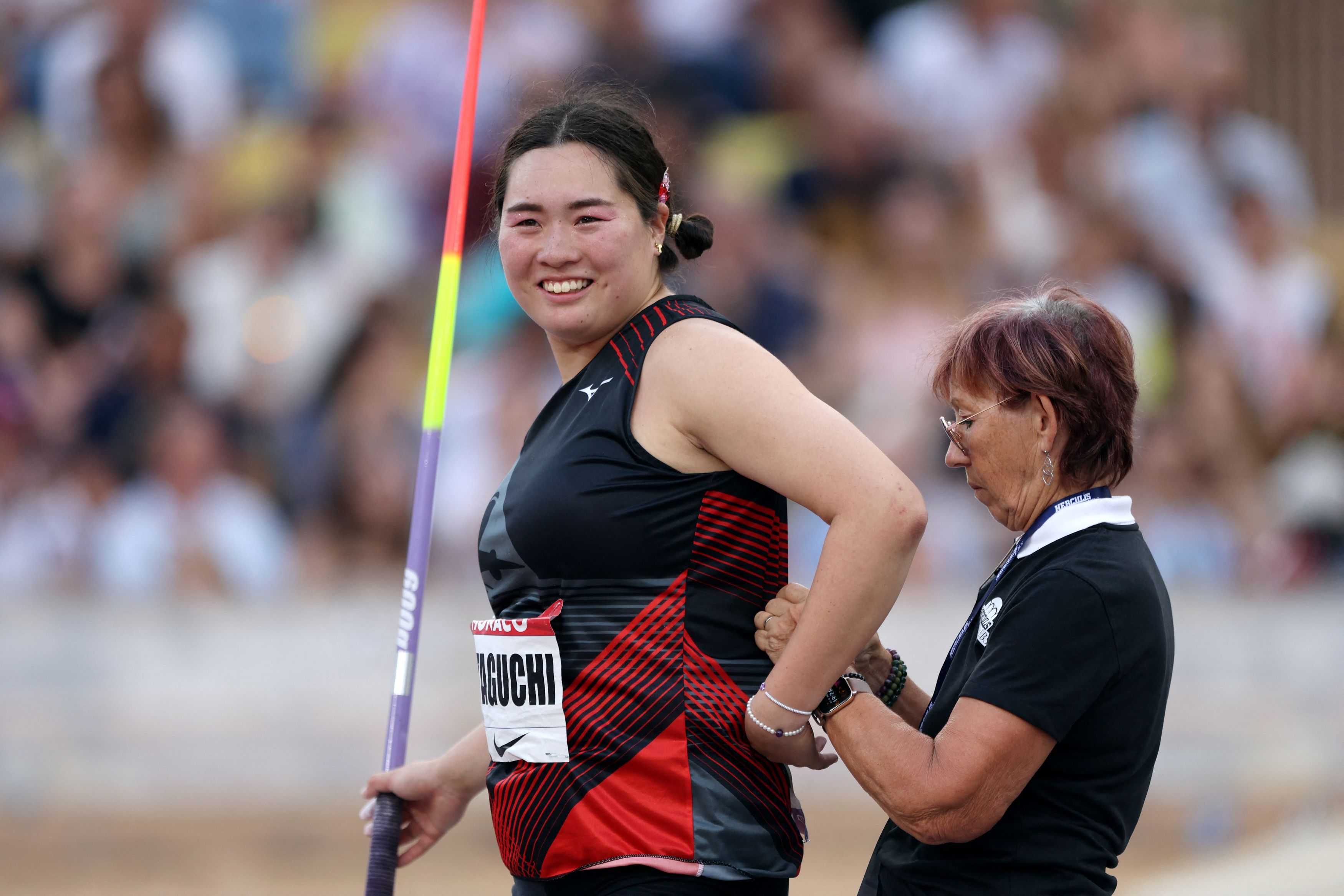 女子やり投げの北口榛花が今季自己最高で優勝 陸上DLで今季2勝目