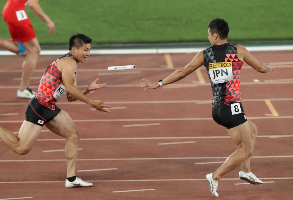 痛恨のバトンミス 男子４００メートルリレー 日本失格 産経ニュース