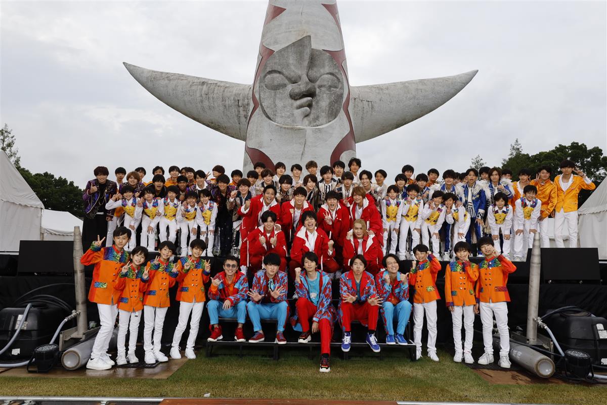 関西ジャニーズ総勢７０人なにわの日に大集合 村上信五 万博へ 大阪を発信 1 2ページ サンスポ