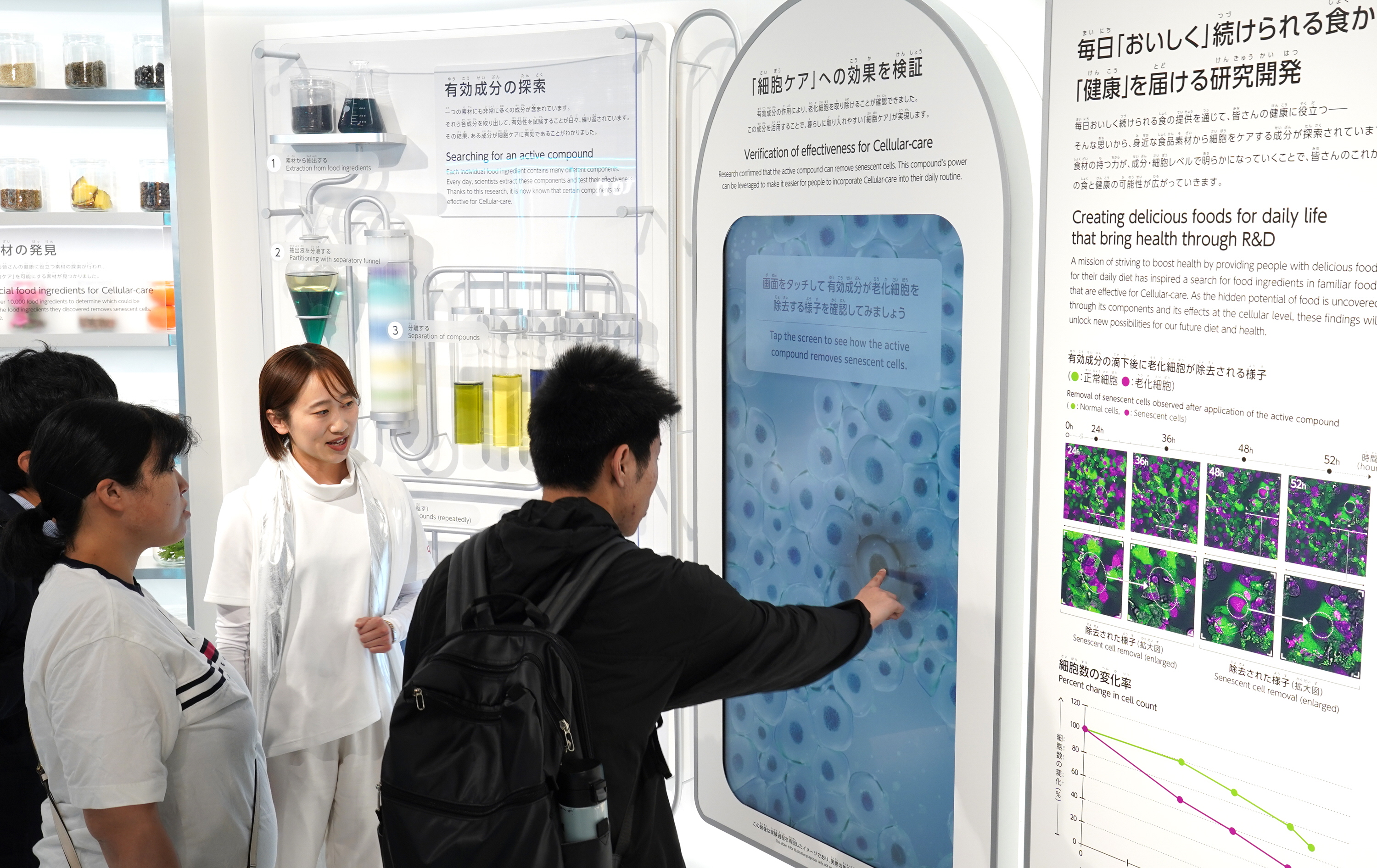 江崎グリコ、ネムノキに「老化細胞」除去の作用発見 万博会場に展示