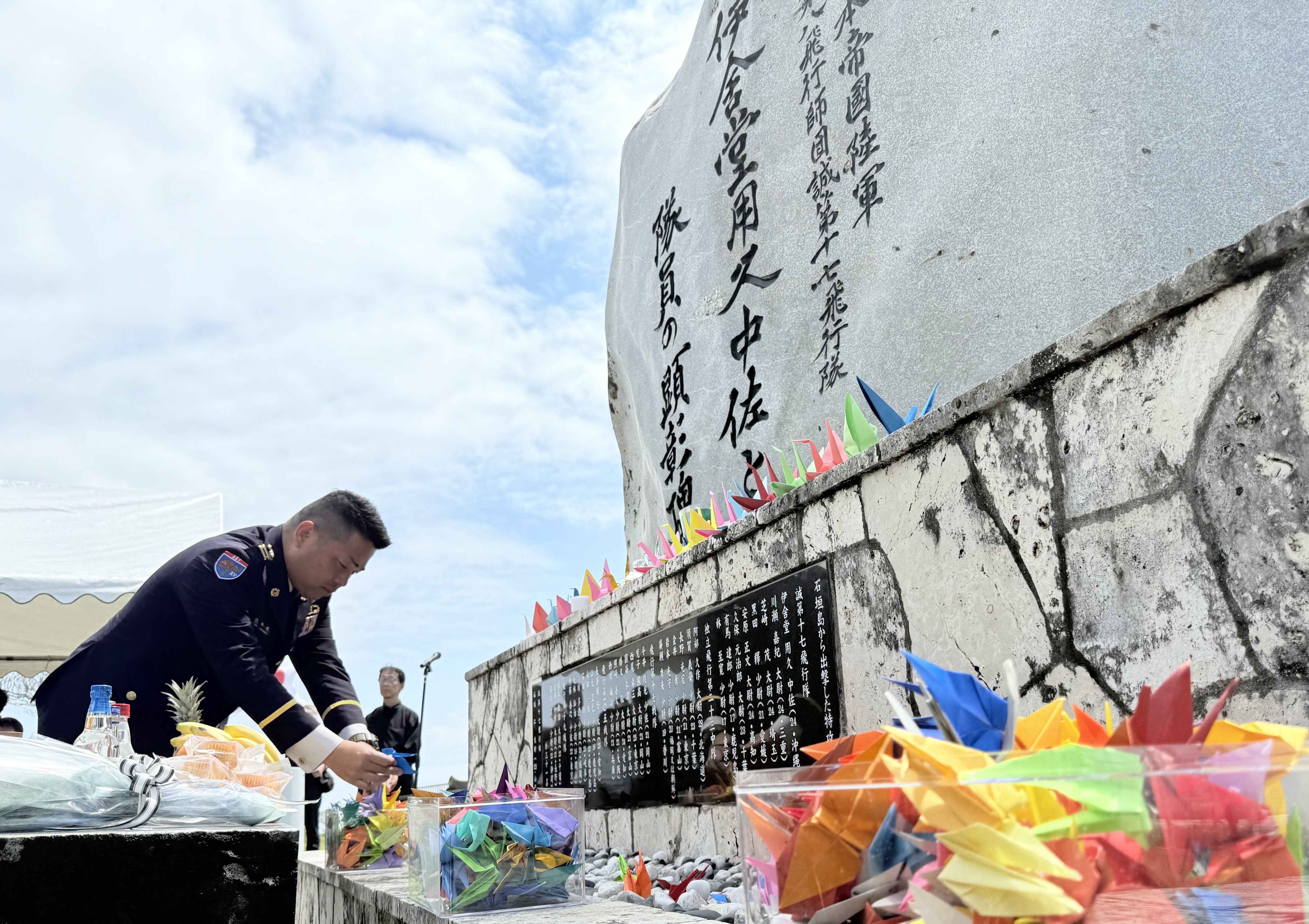 沖縄戦80年 陸軍特攻第1号・伊舍堂中佐、最後の慰霊祭 石垣市長