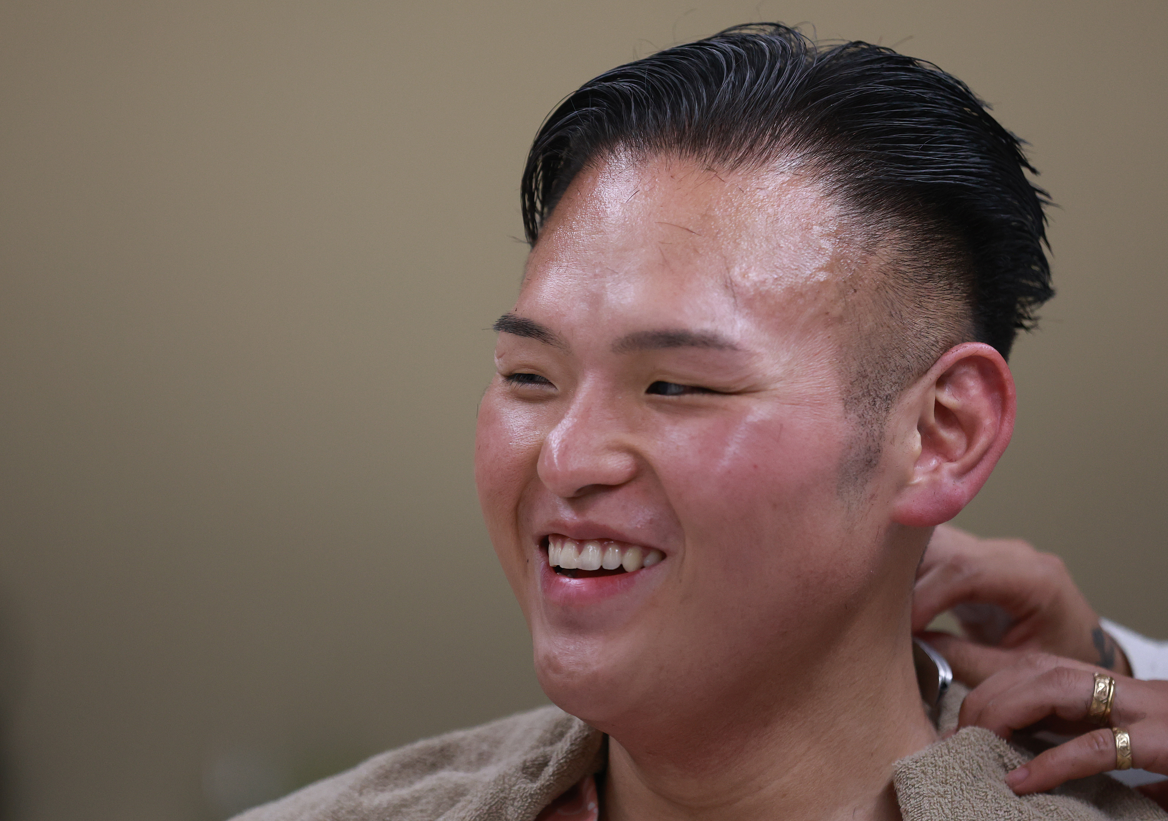 ケケチャマ です。貴景勝 2点 元貴景勝「短めにしようと思って今、何となくこの髪形」／初場所