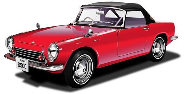 30％割引高評価の贈り物 ホンダ技研製品、ホンダS500 書 美術品-OTA.ON.ARENA.NE.JP