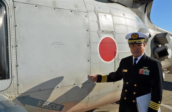 ヘリからボルトなど落下 舞鶴・第23航空隊指令が陳謝 飛行自粛も（1