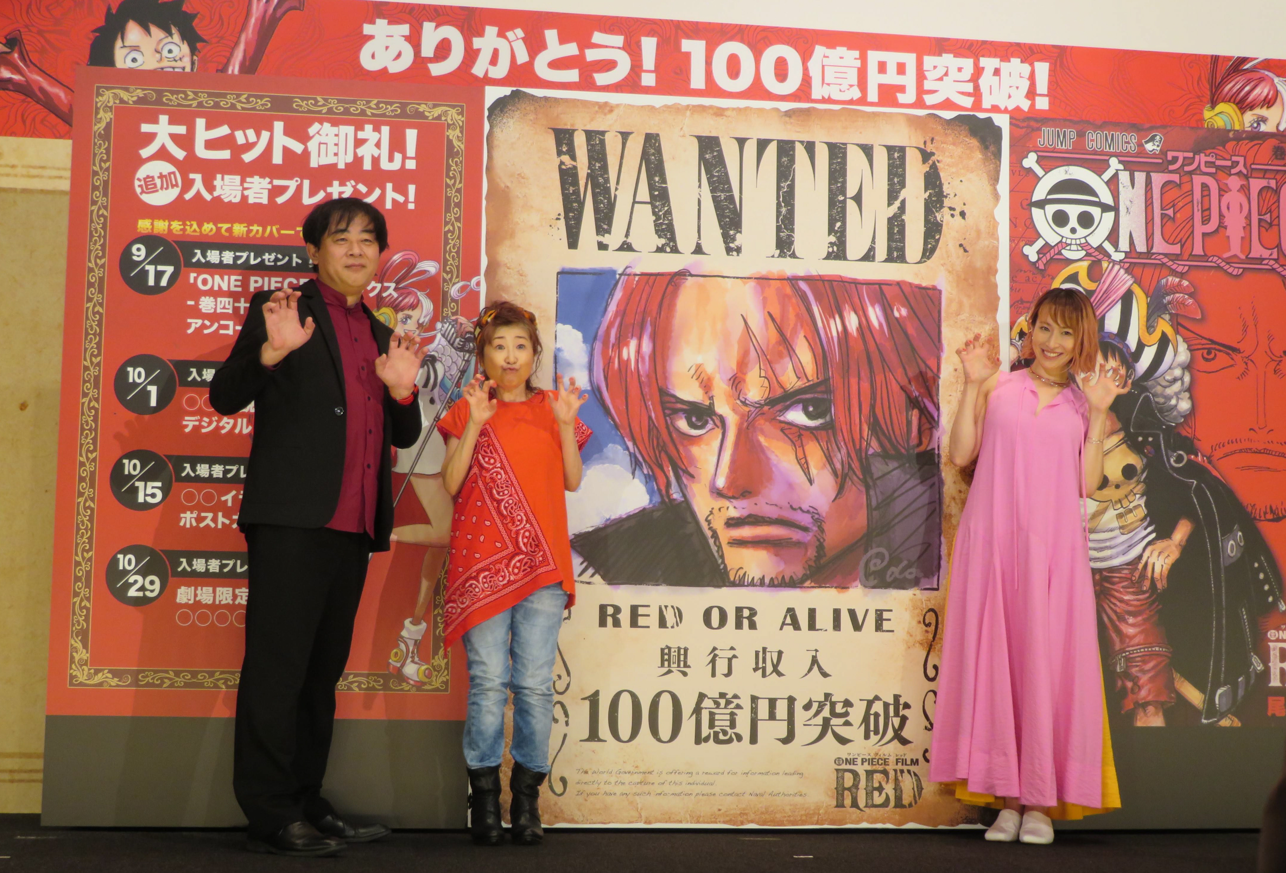 ｏｎｅ ｐｉｅｃｅが興収１２０億円を突破 ルフィ役の田中真弓 ２度目の還暦を迎えた気分 イザ