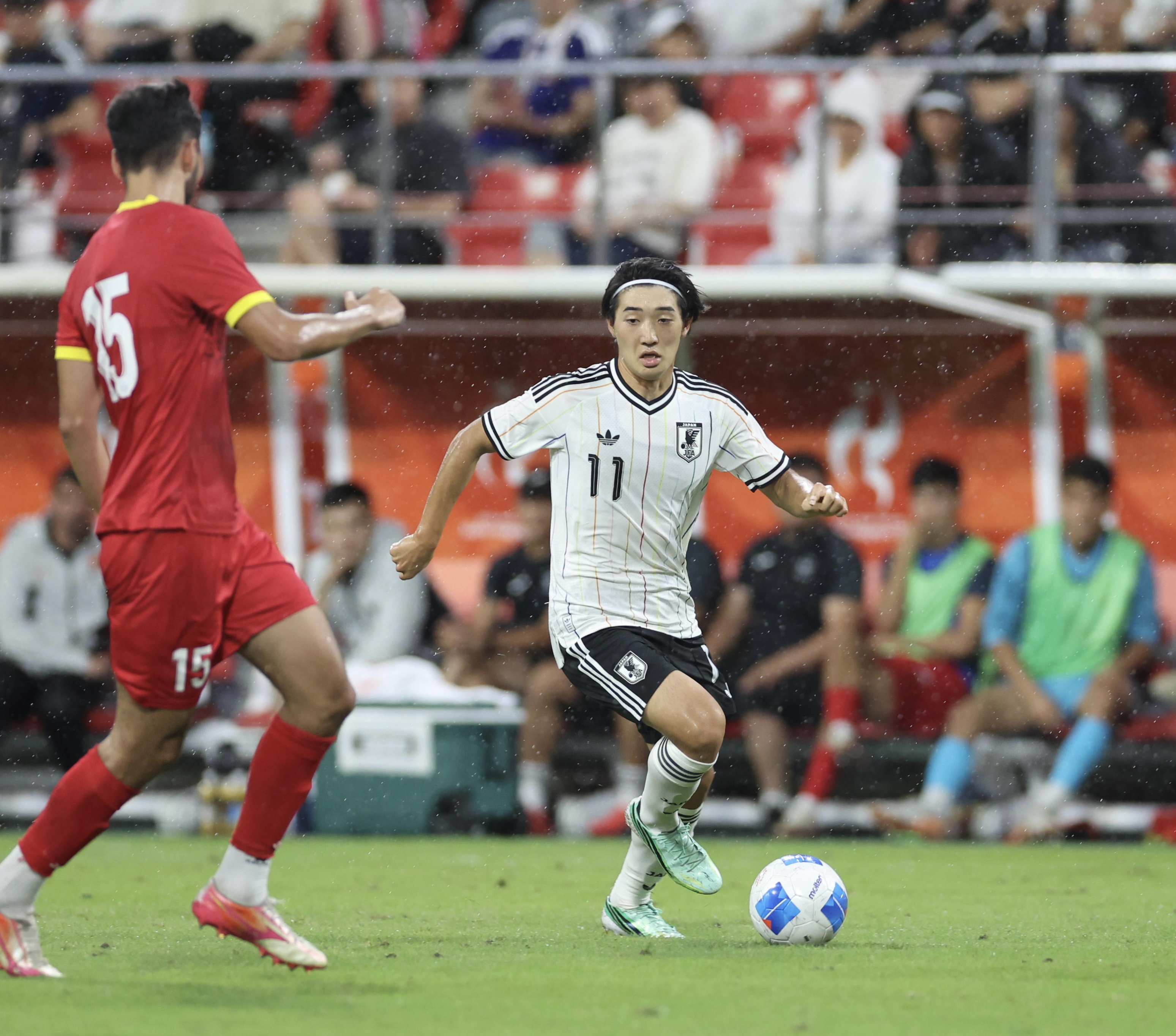 U―21日本代表、キルギスに7得点大勝 2連勝で決勝T進出 横山夢樹の技