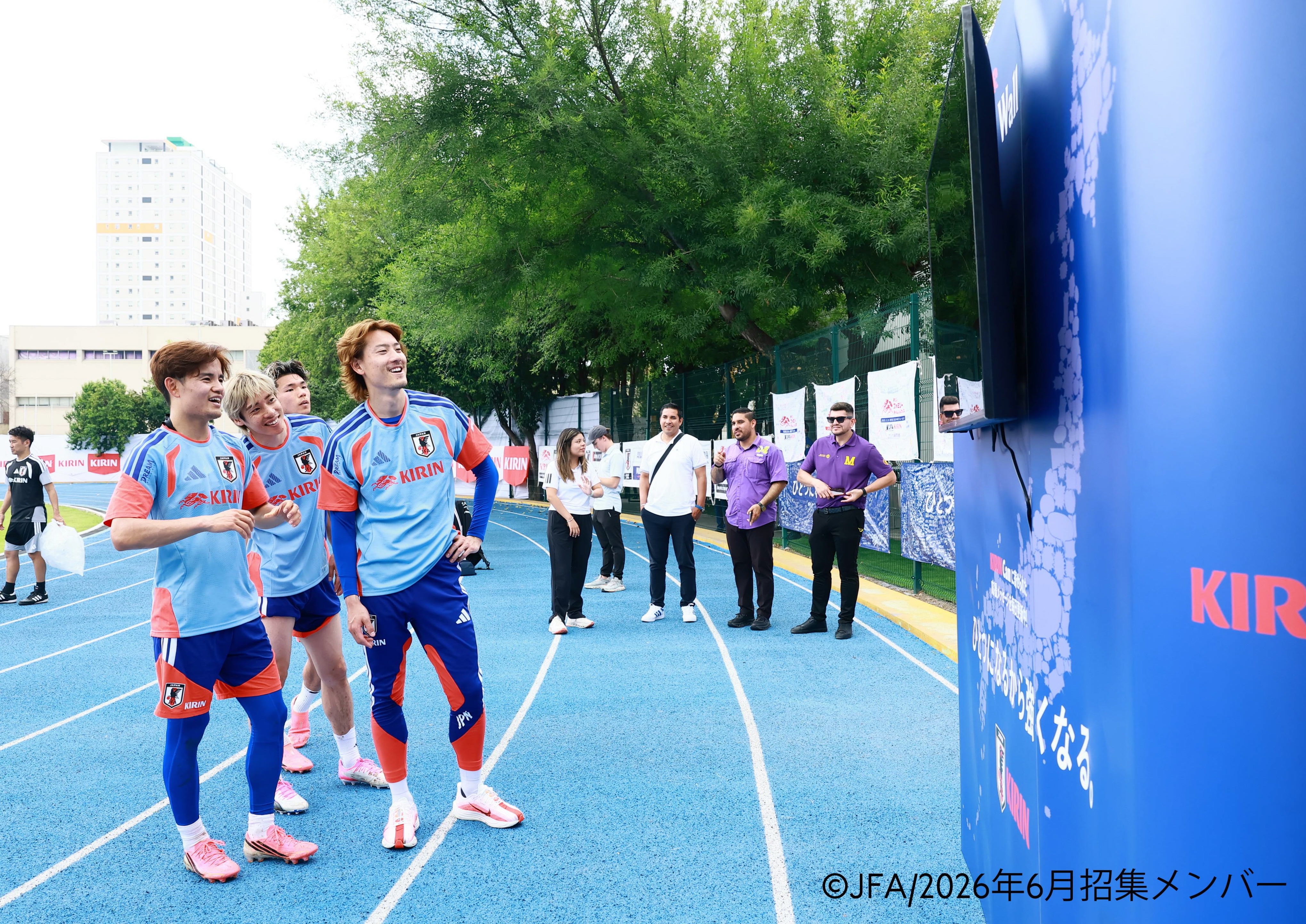 サッカーW杯を戦う日本代表へ、6.14からキリンが〝日本一丸〟応援