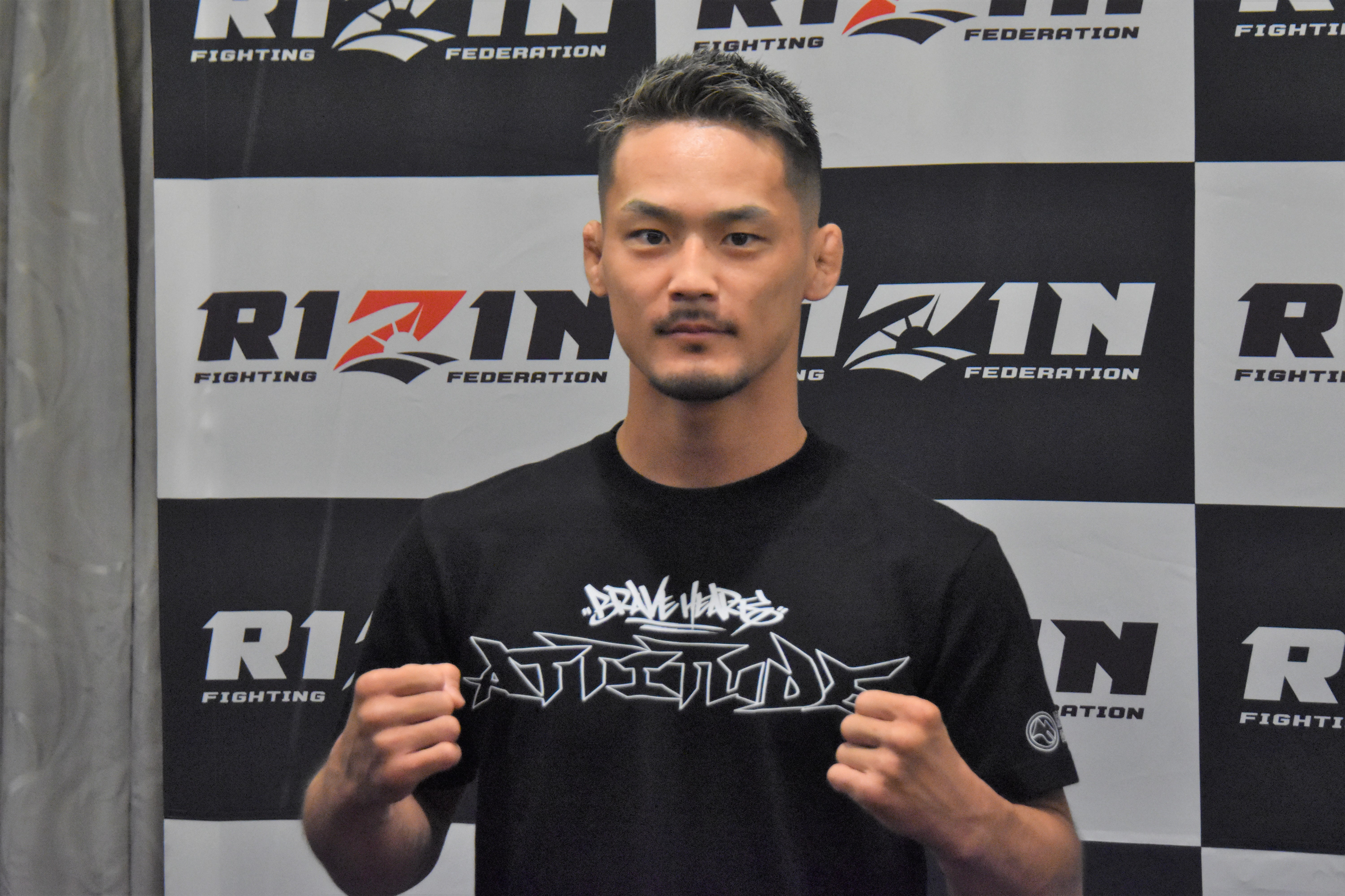 牛久絢太郎「フェザー級でもRIZINに行けたらいいなと思っている