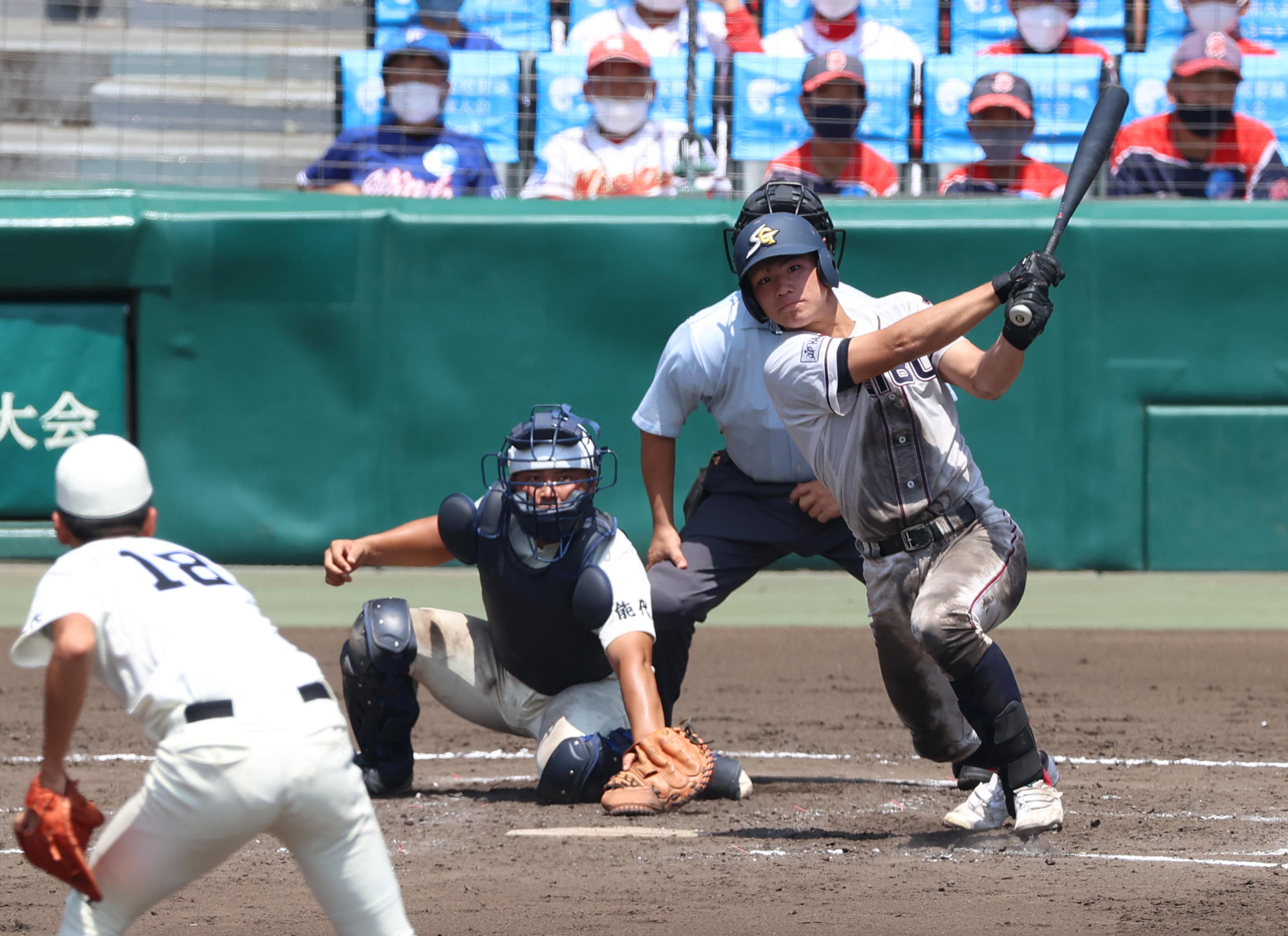 聖望学園－能代松陽】聖望学園、19年ぶり初戦突破 勝負強さ光る