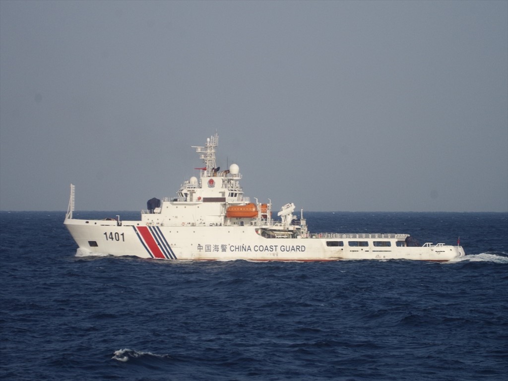 尖閣周辺に中国公船「海警１４０１」など４隻 年間３３３日、過去最多 