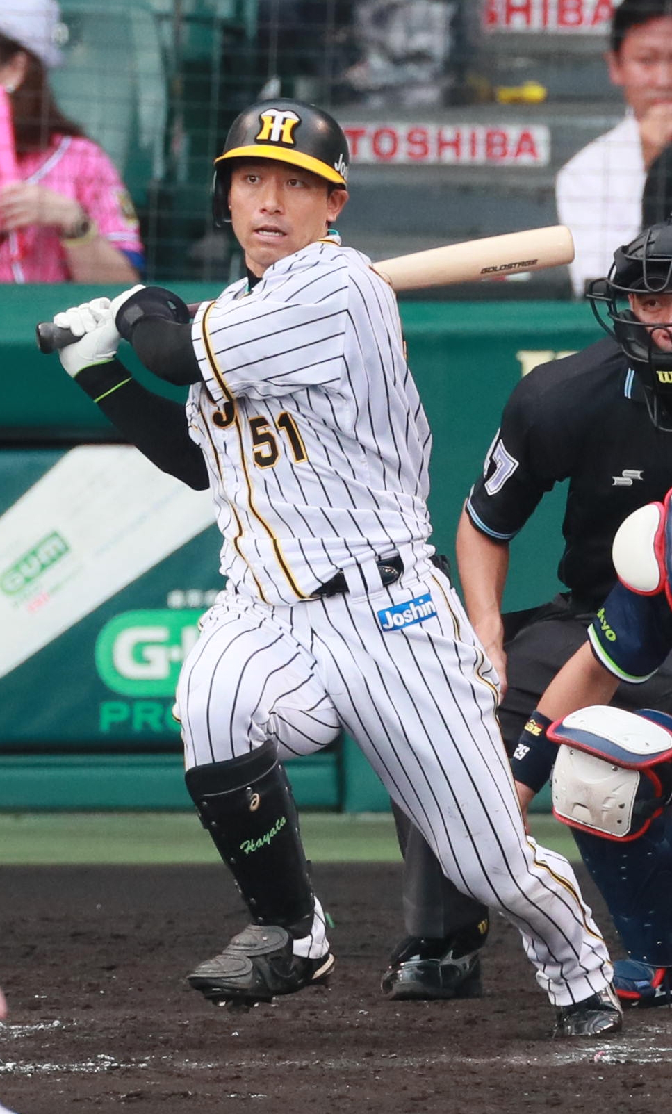 こちらは野球です阪神タイガース伊藤隼太選手のバッティンググローブ実使用