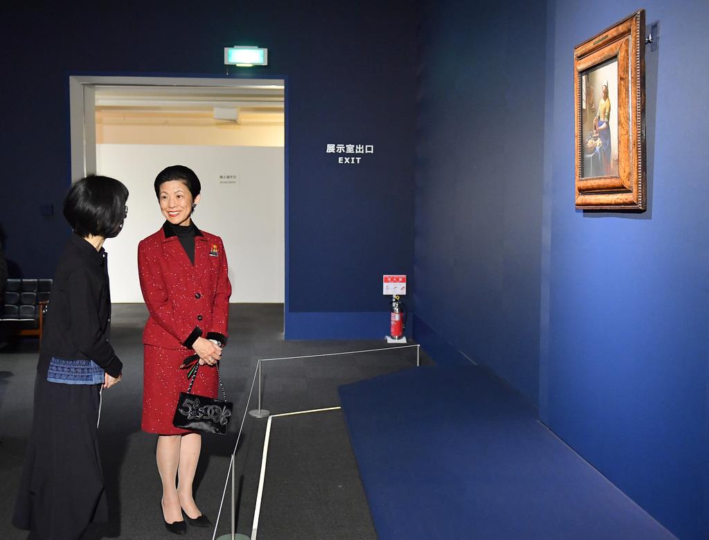高円宮妃久子さま フェルメール展ご鑑賞 産経ニュース