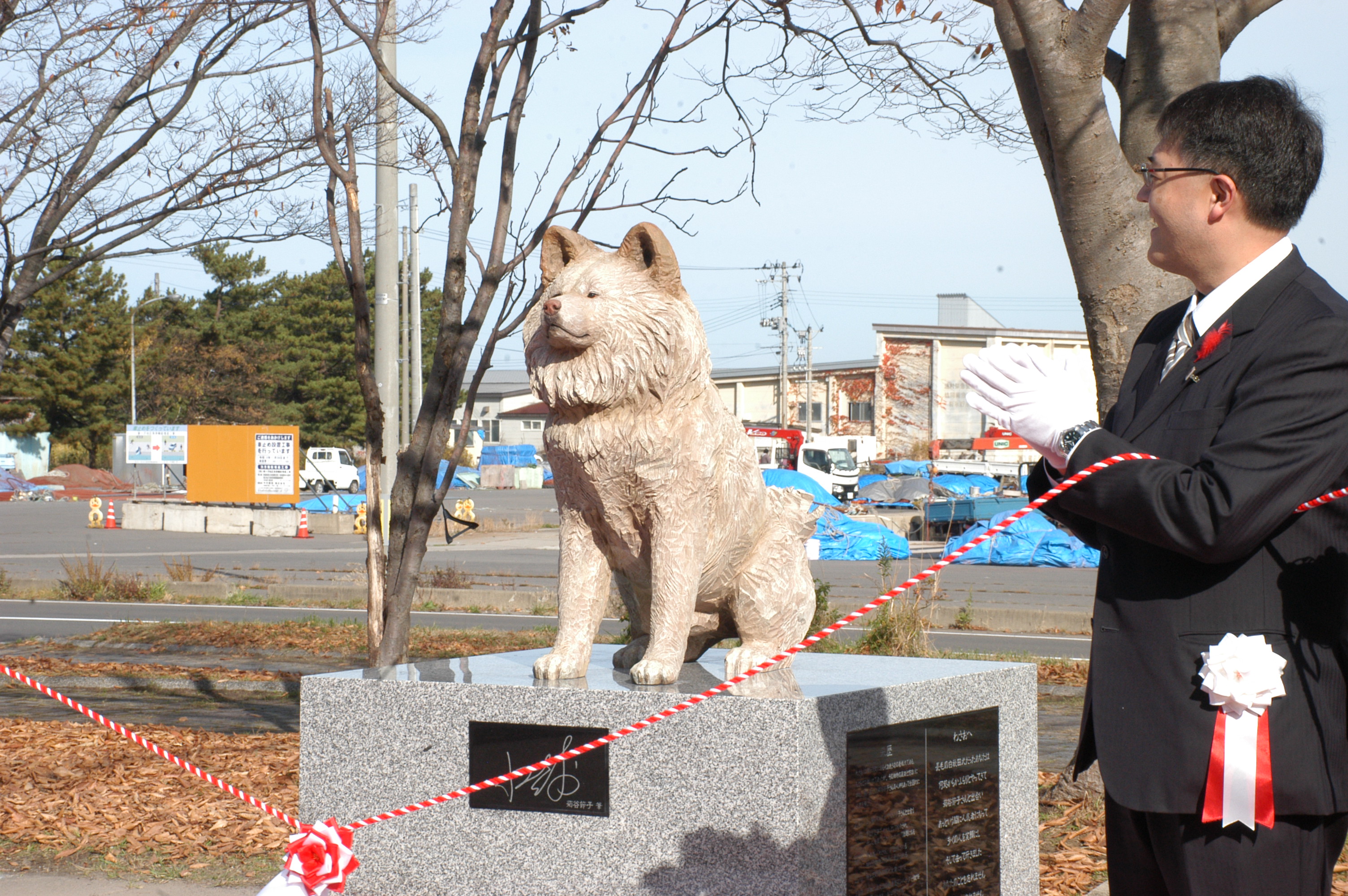 青森 ブサカワ犬 わさお の像お披露目 生き返ったみたい 産経ニュース