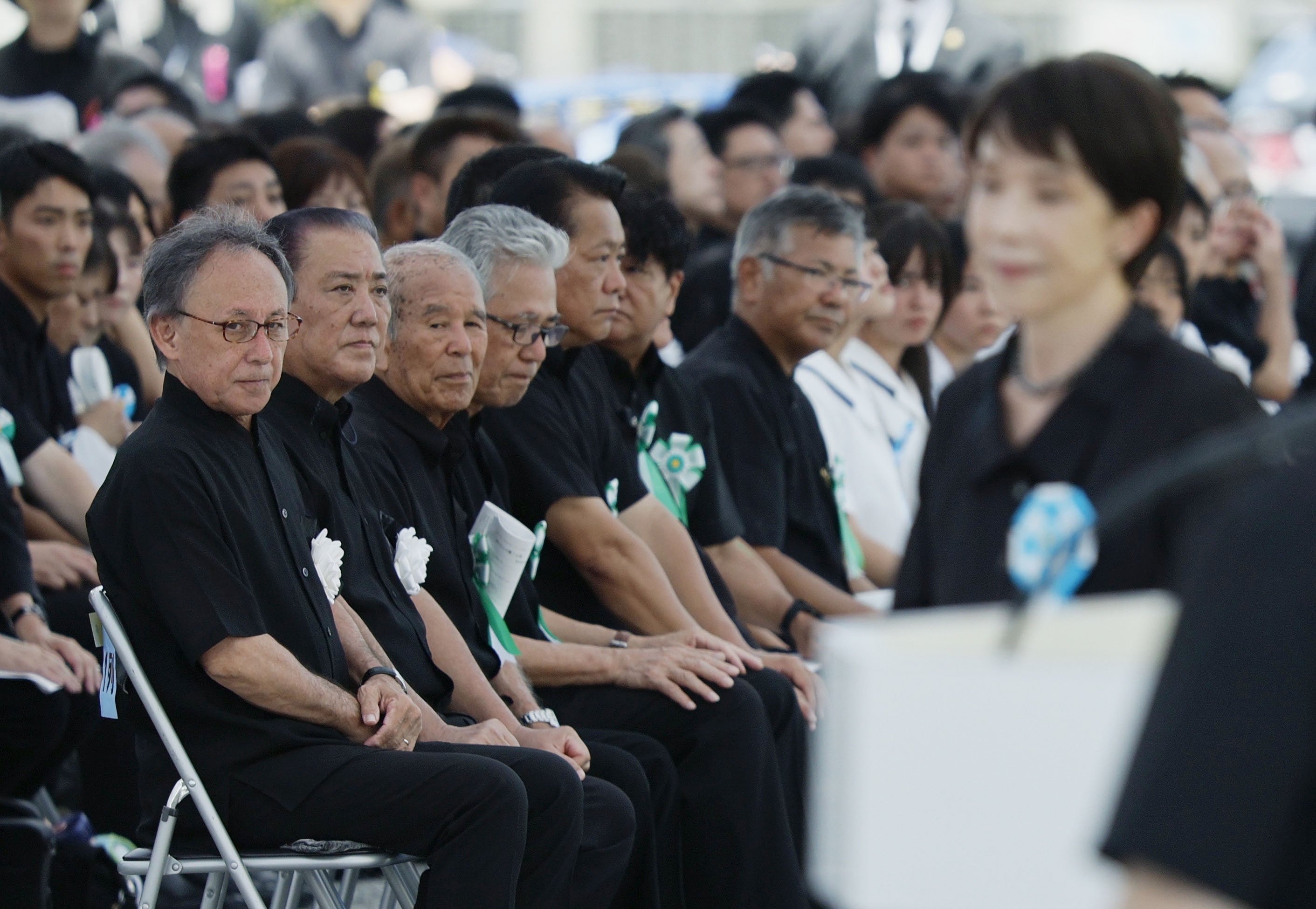 沖縄追悼式、やじも玉城知事「概ね滞りなし」…自民県議は「怒り