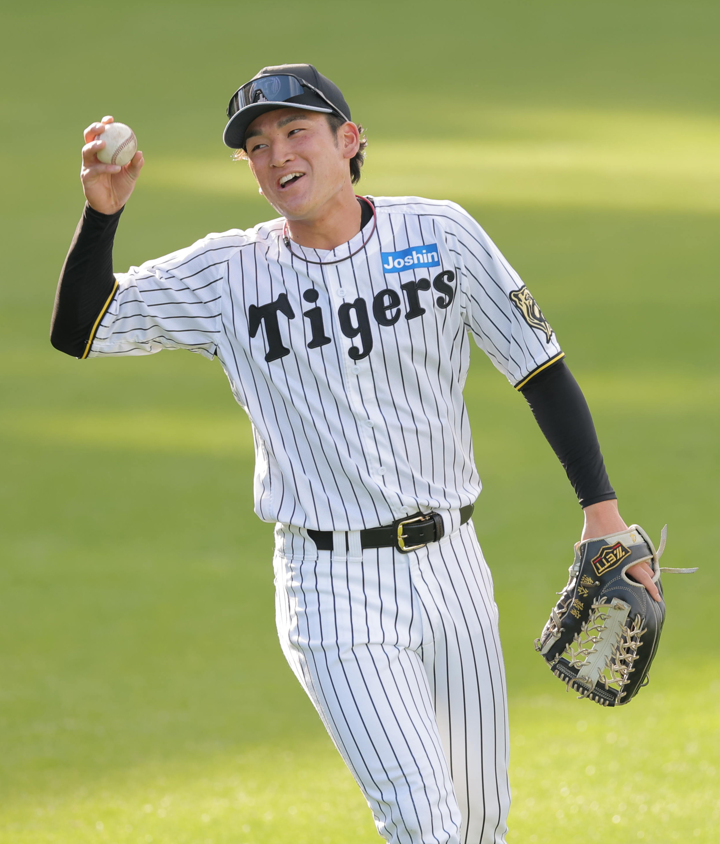 阪神・高寺望夢、人生初の実戦での外野守備に「ちょっとずつできるよう