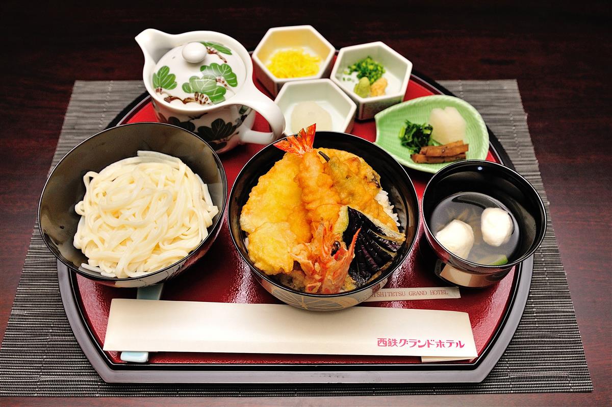 藤井棋聖 勝負メシは玄海産車海老と九州産野菜の天丼 能古うどん サンスポ