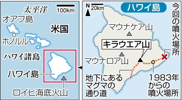 クローズアップ科学 米ハワイ キラウエア火山の噴火 新鮮なマグマ運ぶ ホットスポット 1 3ページ 産経ニュース