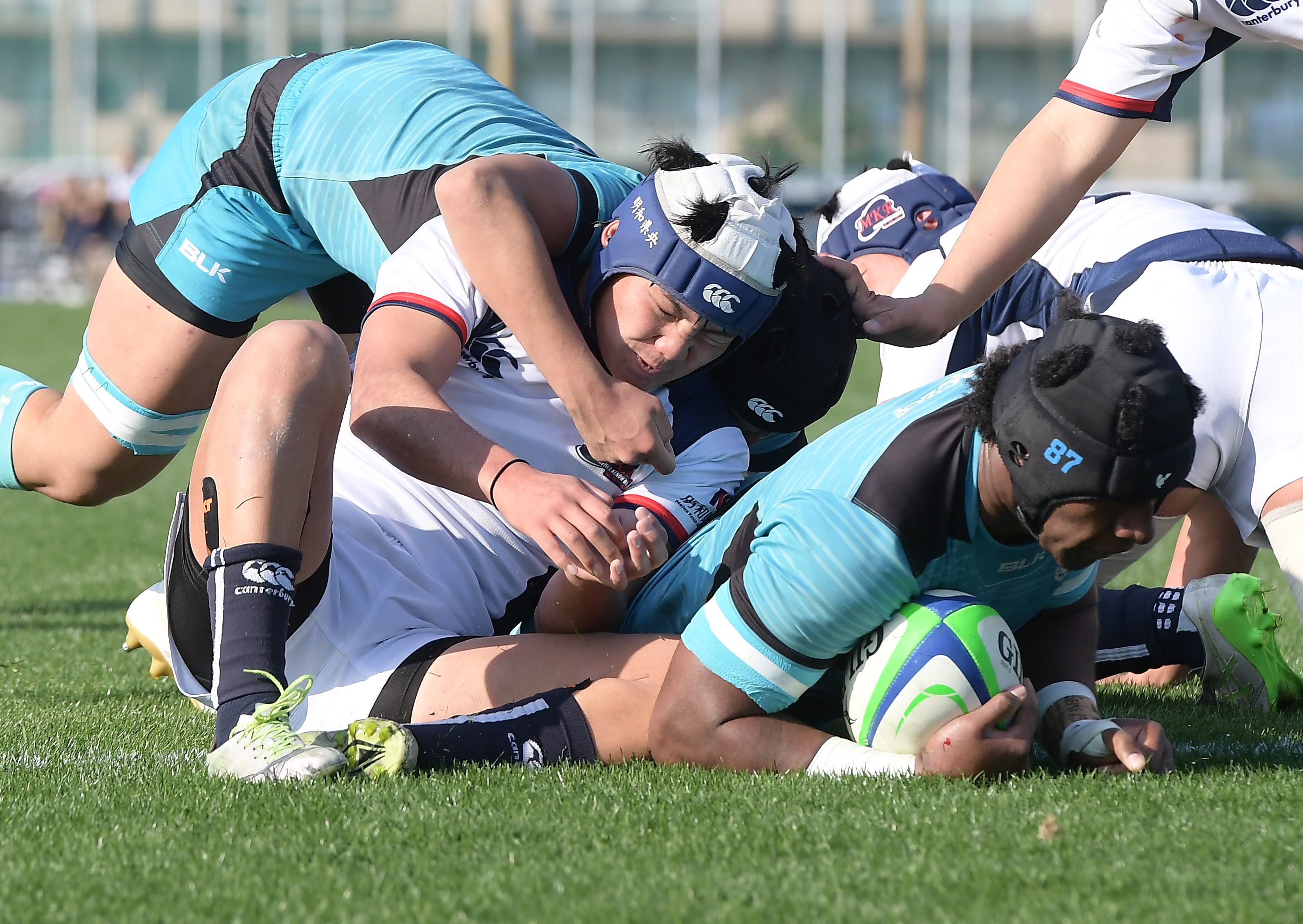 高校ラグビー】3大会連続出場の山梨学院が勝利 自慢のFW陣が躍動 2