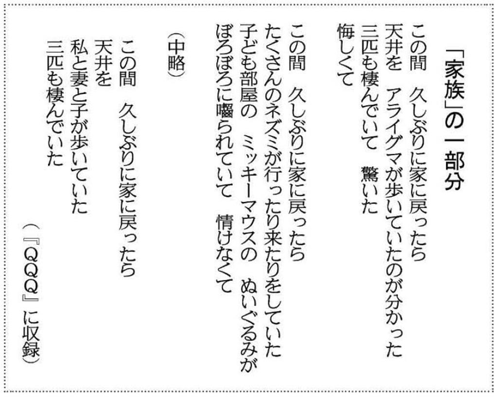 心の奥に眠る不条理紡ぐ 震災８年 福島の詩人 和合亮一さん詩集 ｑｑｑ 2 2ページ 産経ニュース