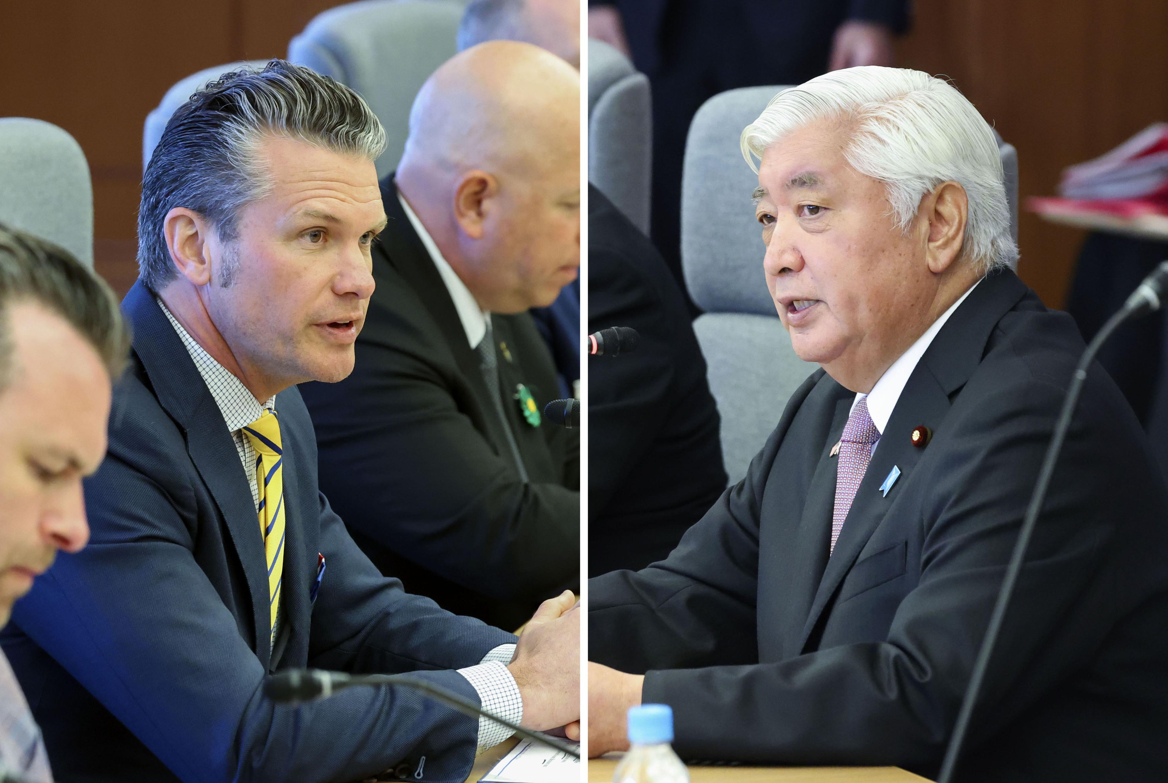 日米防衛相会談、在日米軍の再編開始を表明 空対空ミサイル共同生産も