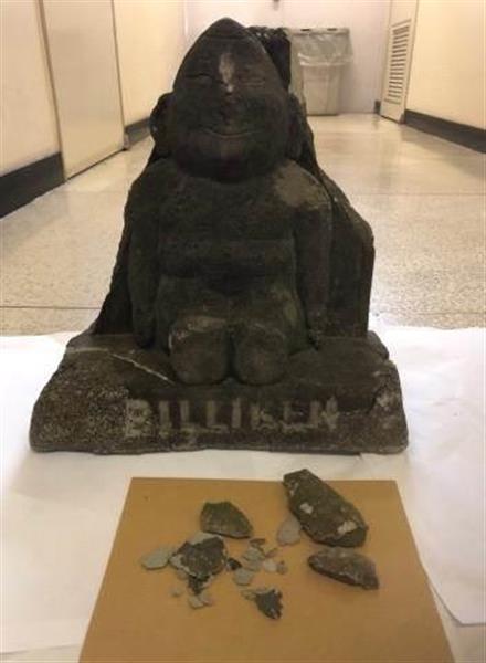 利根運河のビリケンさん」、何者かに倒され損壊 - 産経ニュース