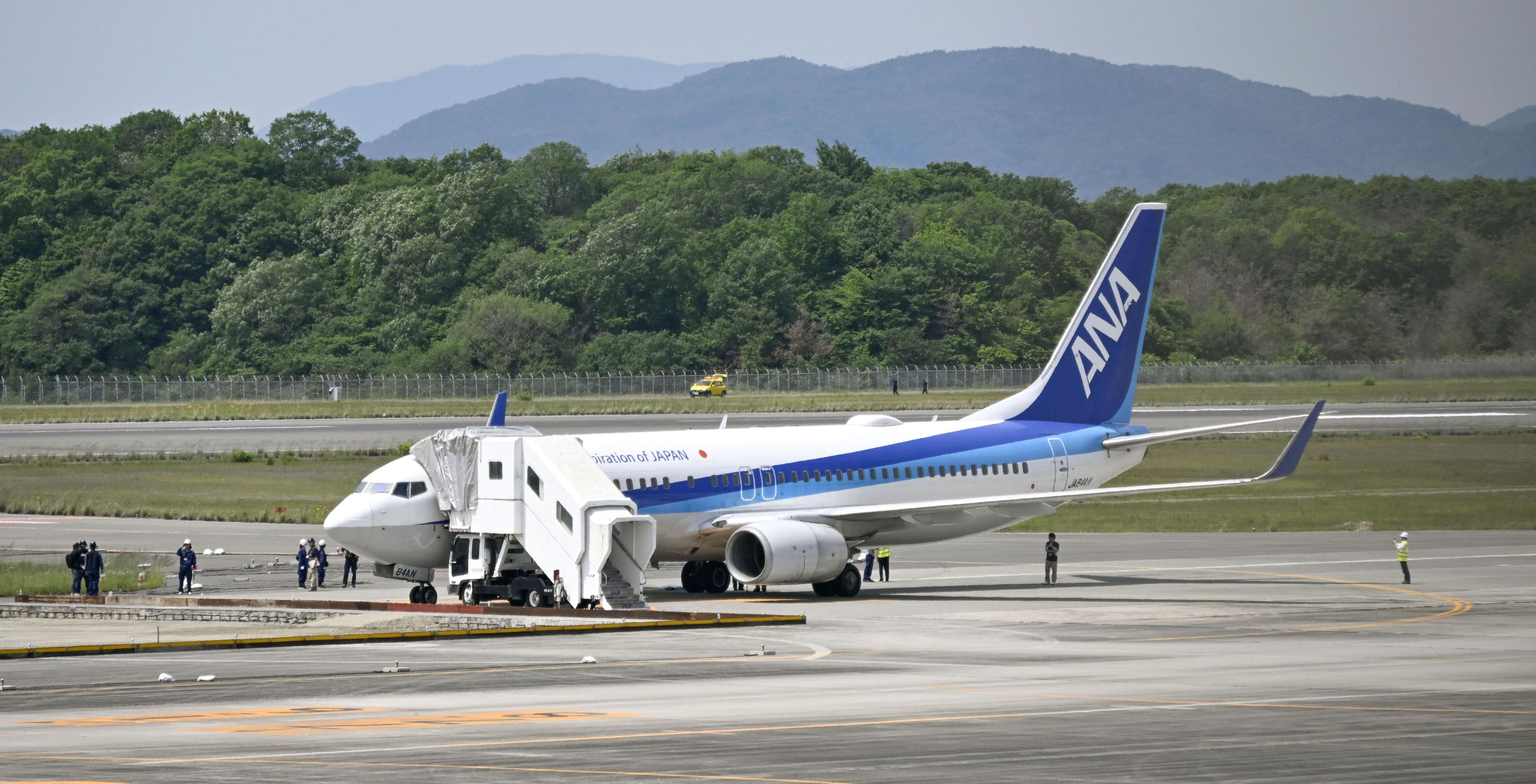 全日空機立ち往生「重大インシデントには該当せず」 広島空港、朝から