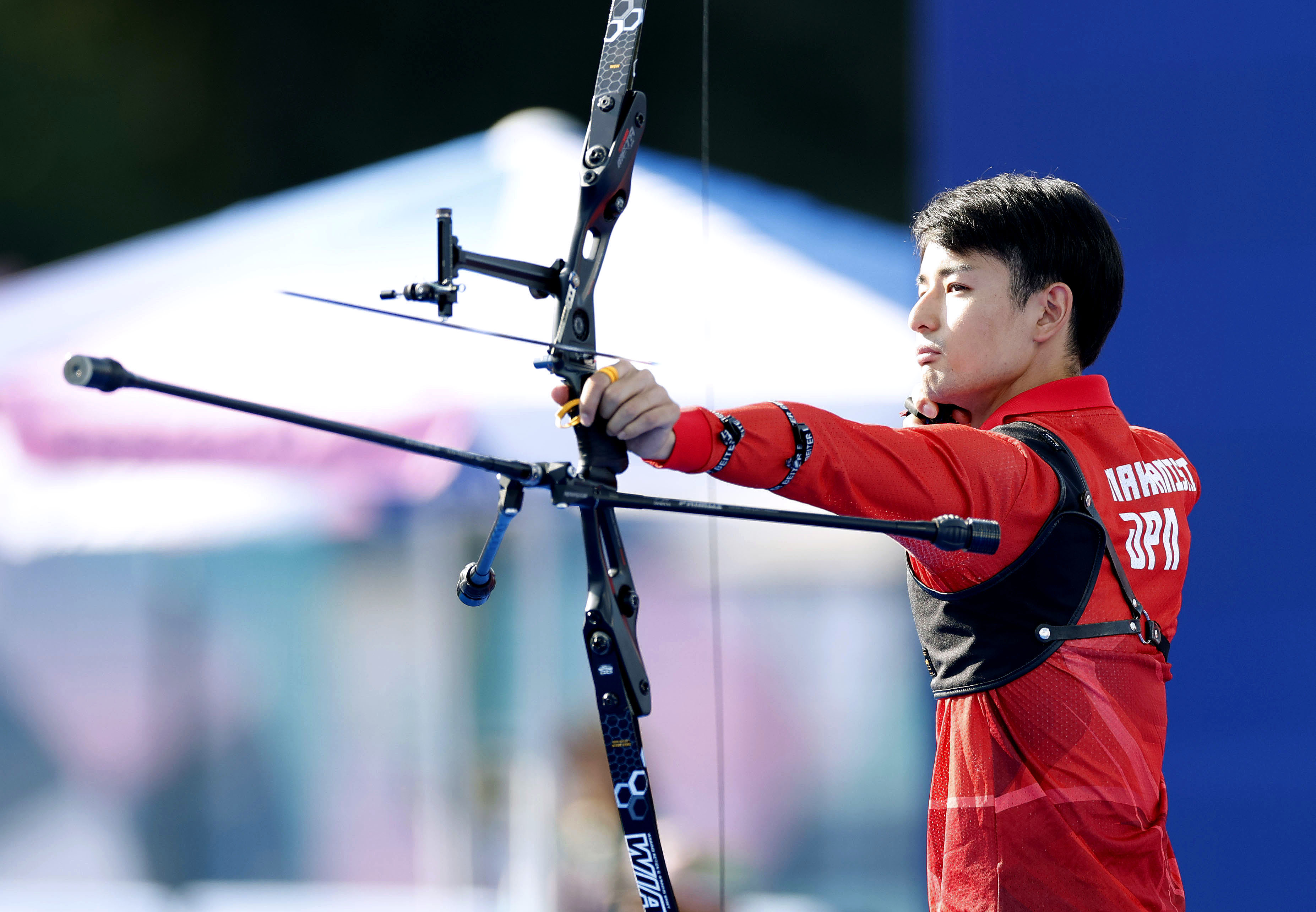 パリ五輪アーチェリー男子団体は準々決勝で敗退 強豪・韓国に0―6で