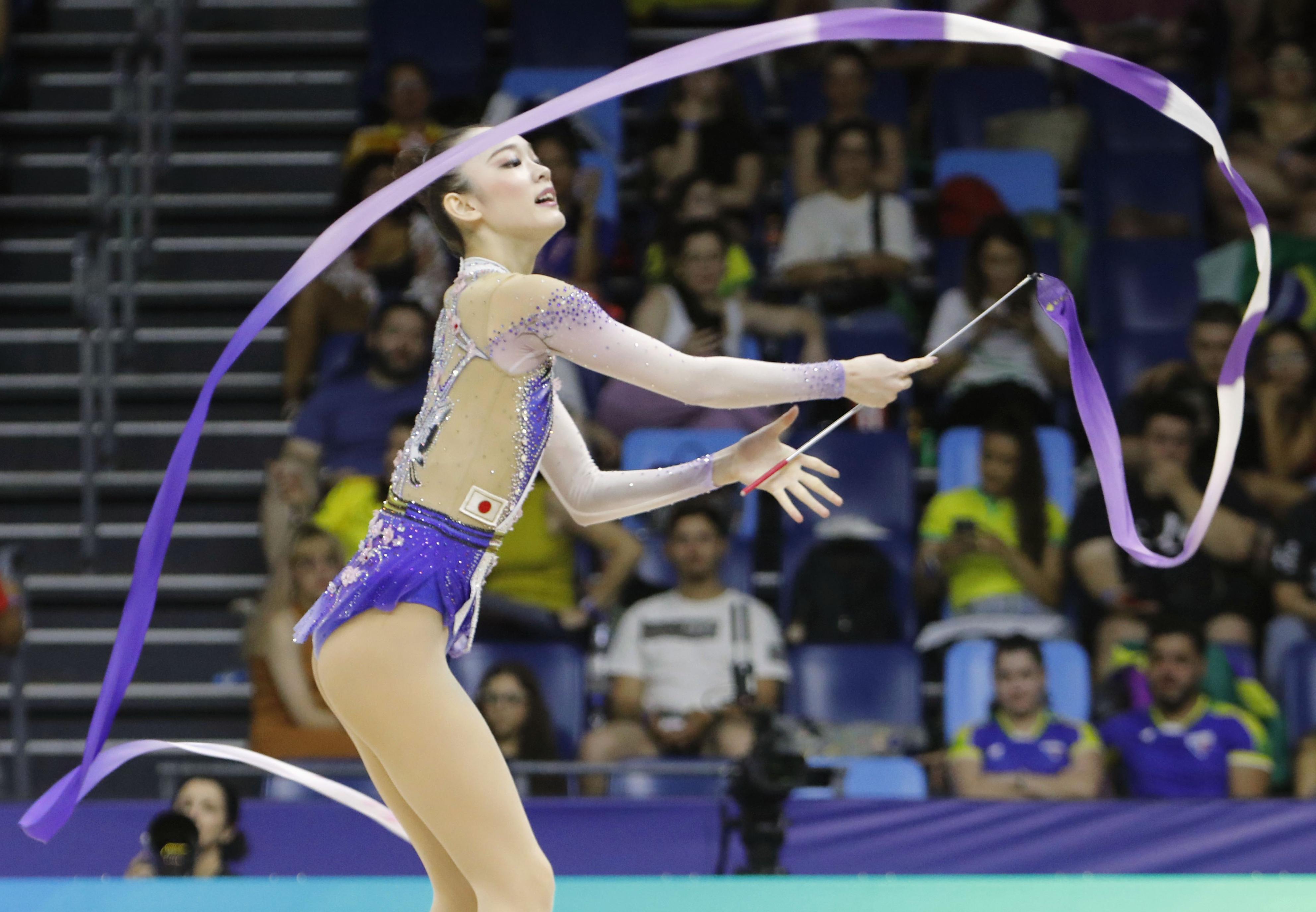 初出場の松坂玲奈21位で決勝進めず 喜田未来乃は27位 新体操の世界