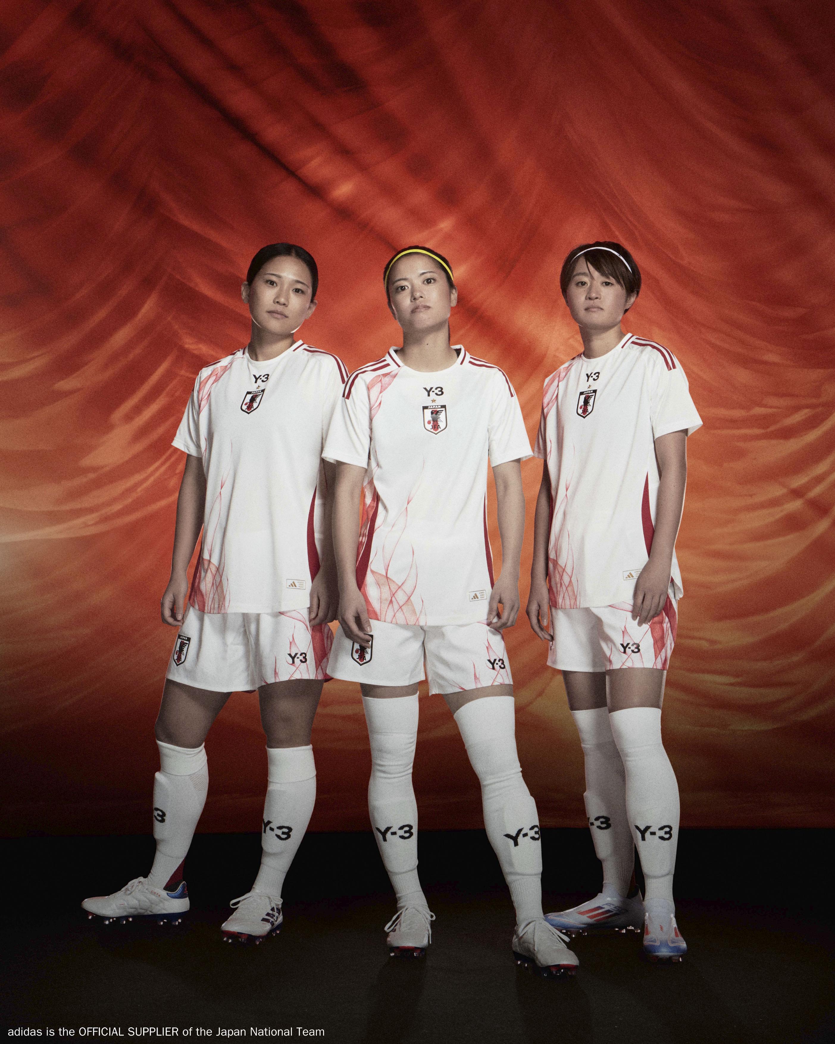 日本代表「炎」のユニホーム発表 「Y―3」初採用で男女とも同デザイン