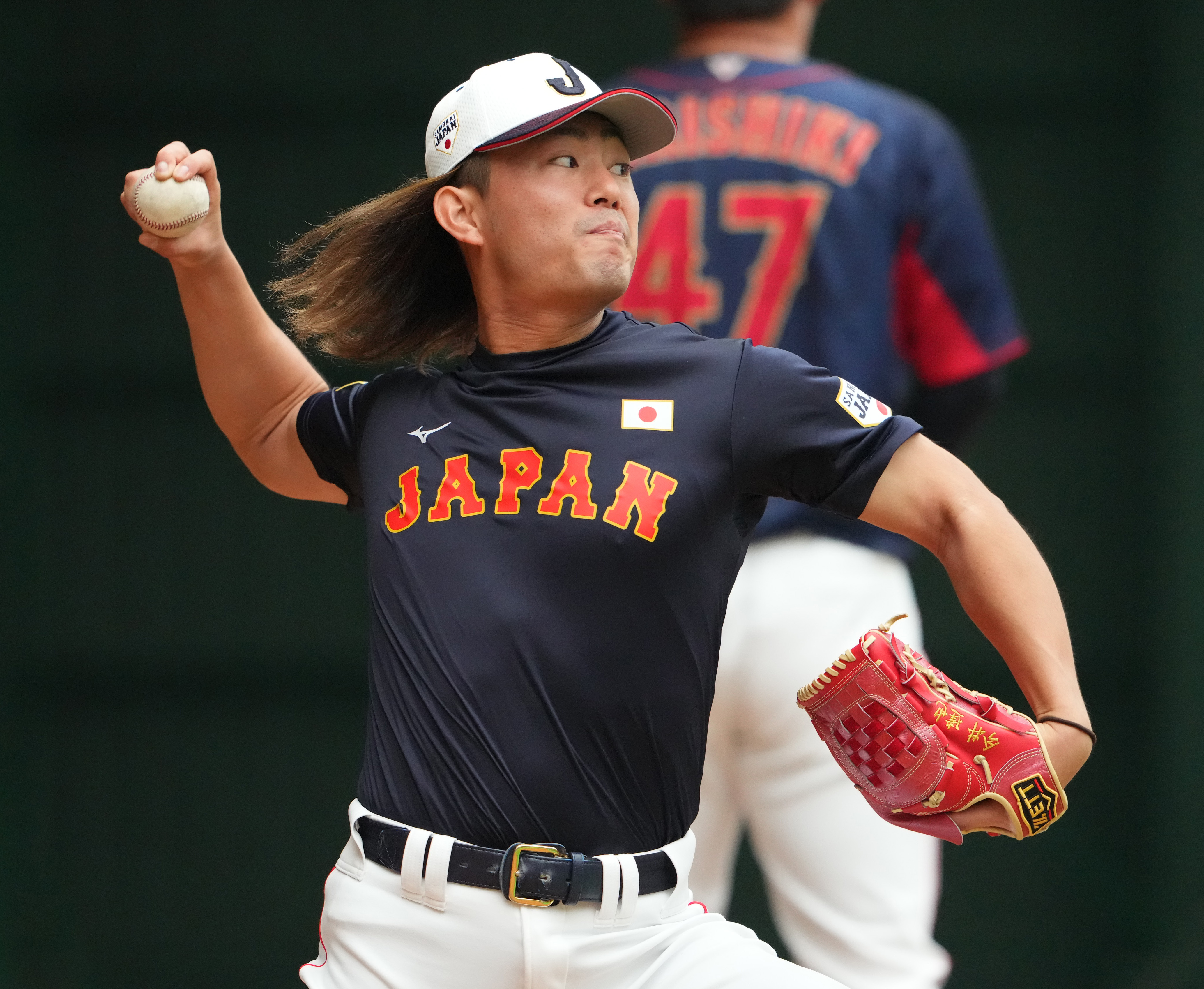 侍ジャパン・今井達也がブルペンで１９球 １２日の広島戦に先発