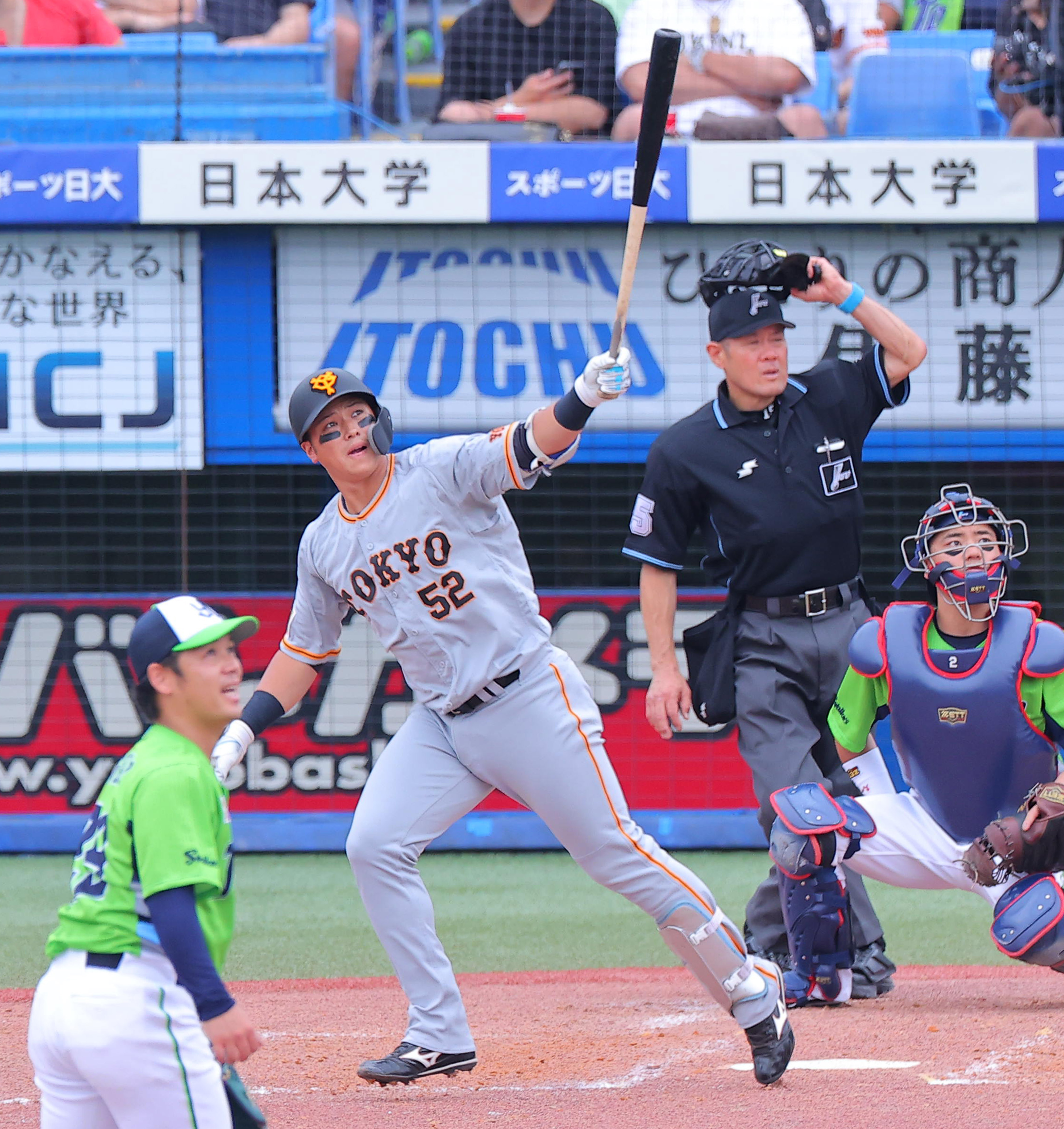 巨人・北村拓己、２号３ランなどプロ初猛打賞「毎日試合出て活躍したい