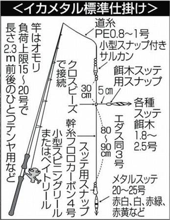 北陸発祥イカメタルで狙え ヤリイカはノリノリの今がチャンス 1 2ページ サンスポ