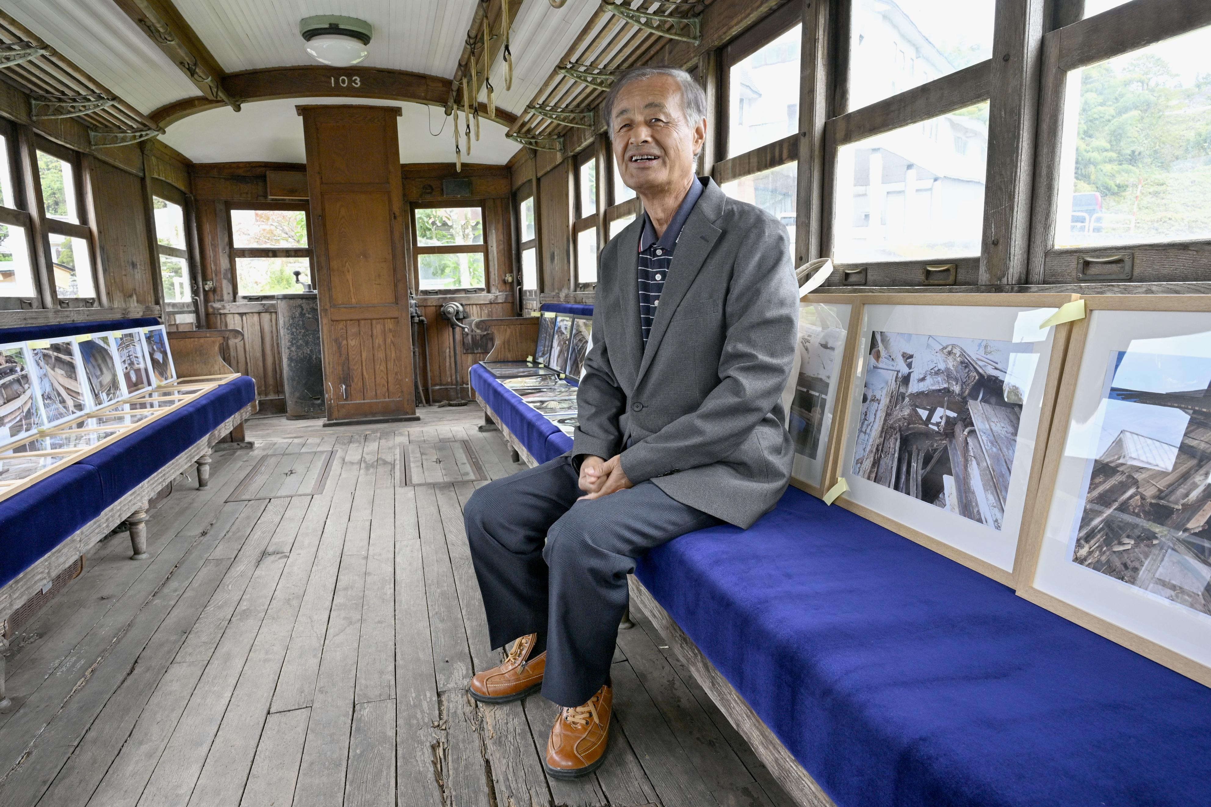 大正期に製造の木造車両「モハ103」が往時の姿 住民が保存会、資金調達