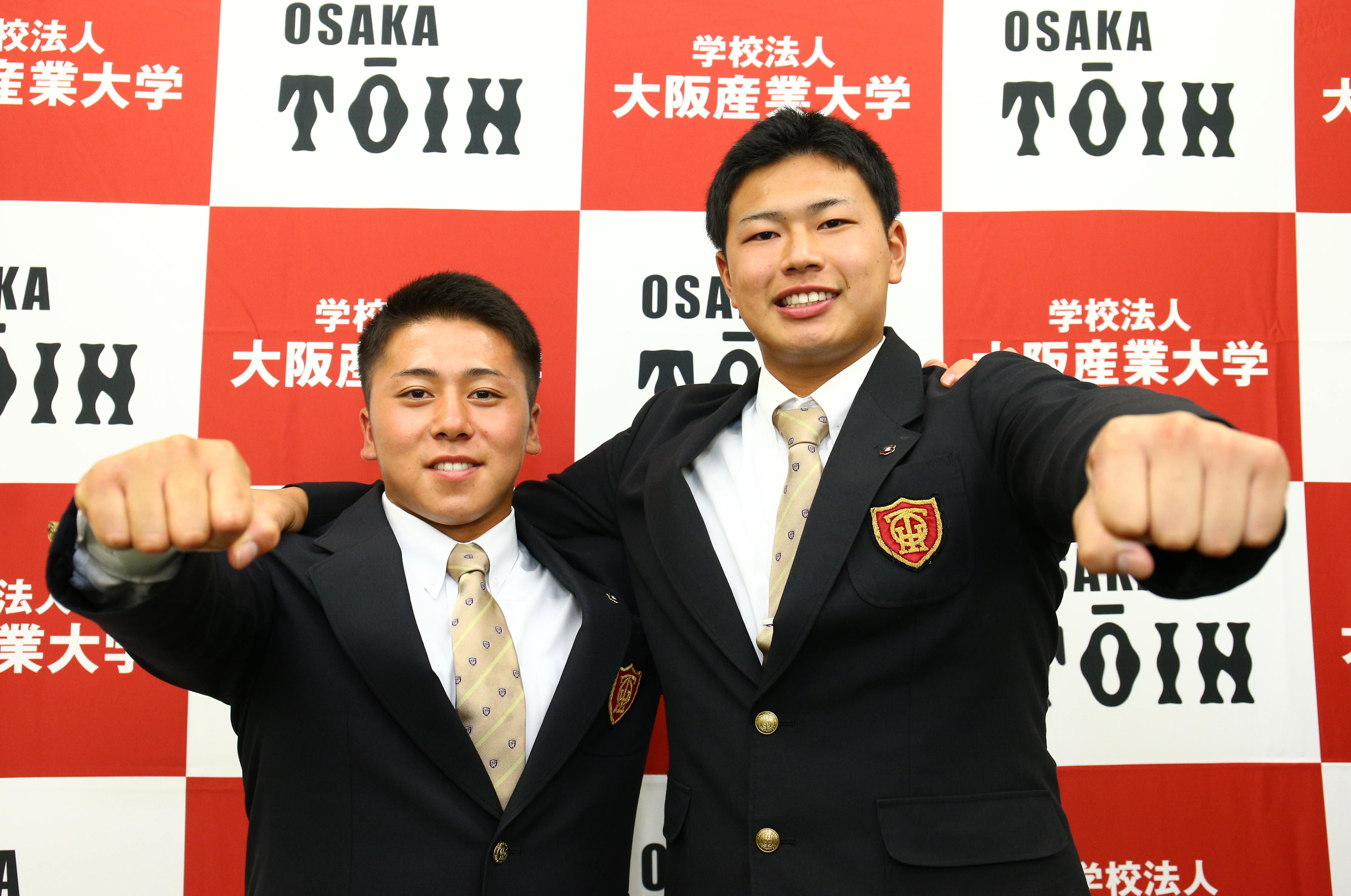 オリックス5位・池田「球界を代表する選手に」日本ハム7位・松浦は