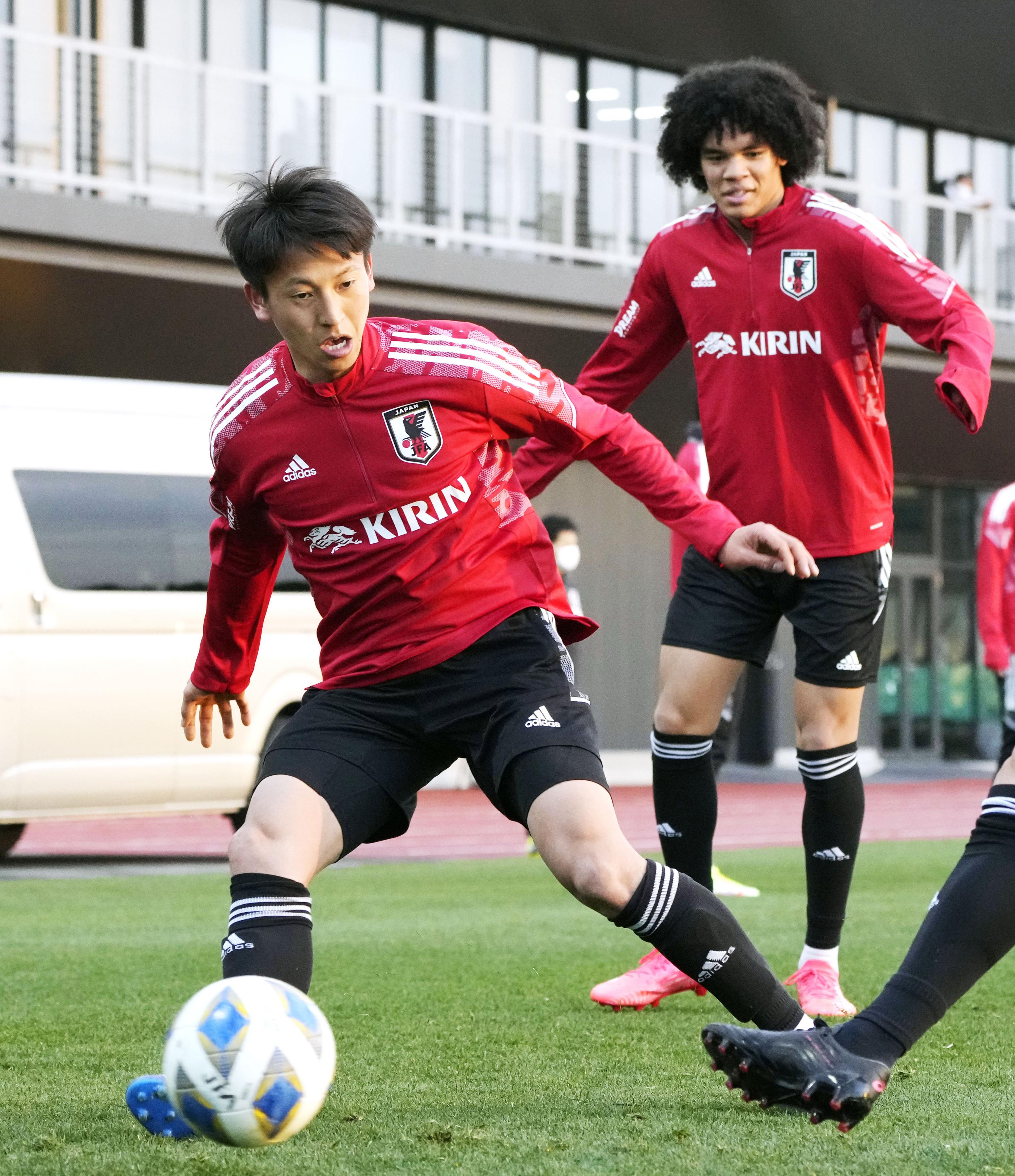 初招集の２０歳 松岡 強い覚悟を持って来た 同学年の久保建に刺激 サンスポ
