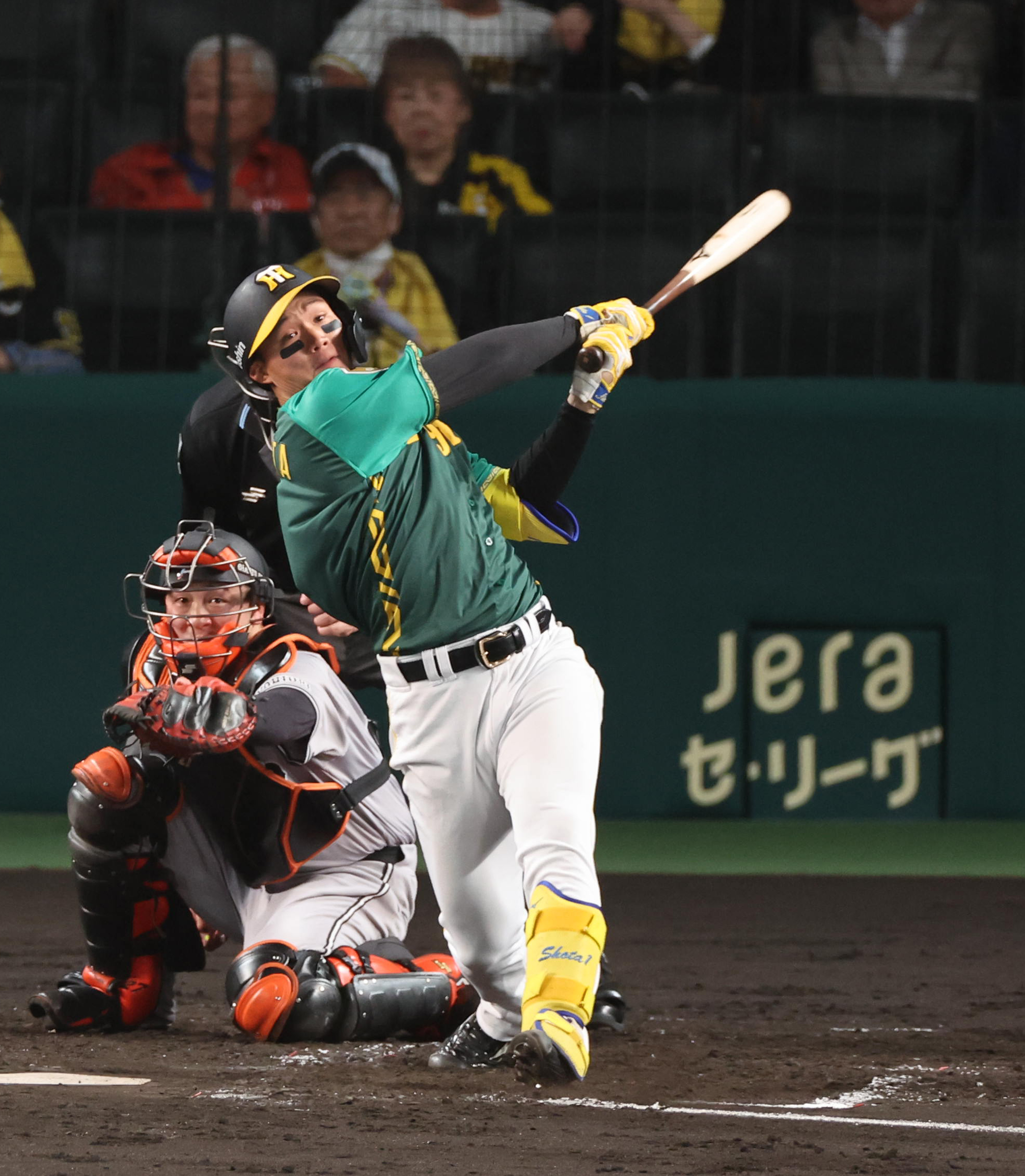 あれんばさん専用　阪神vs巨人グリーン上段指定席 通路側からの2連番　8月31日 5月22日 甲子園 阪神vs 巨人 グリーンシート通路側2席