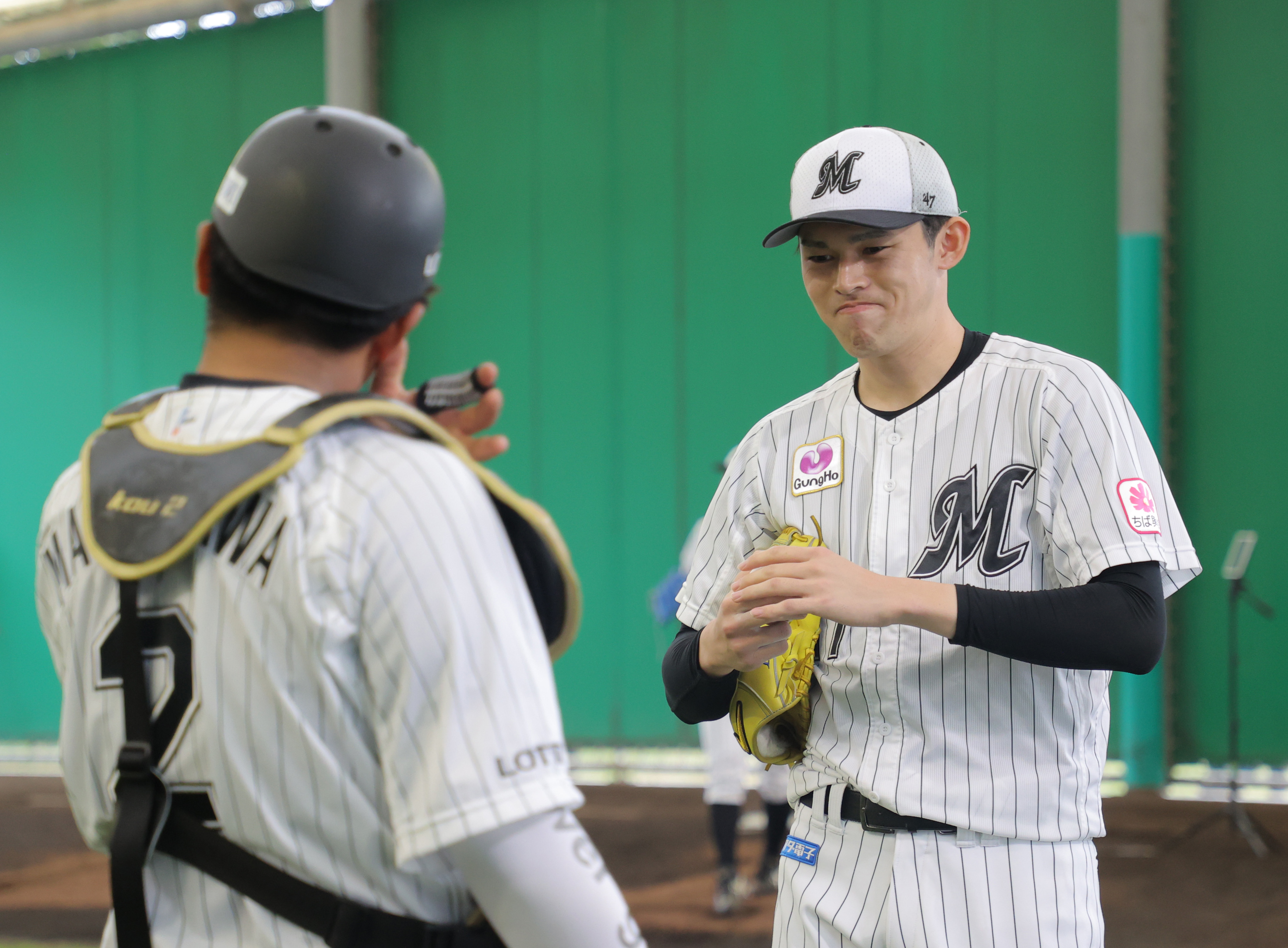 最初の 侍ジャパ世界一記念千葉ロッテ佐々木朗希春季キャンプ限定T