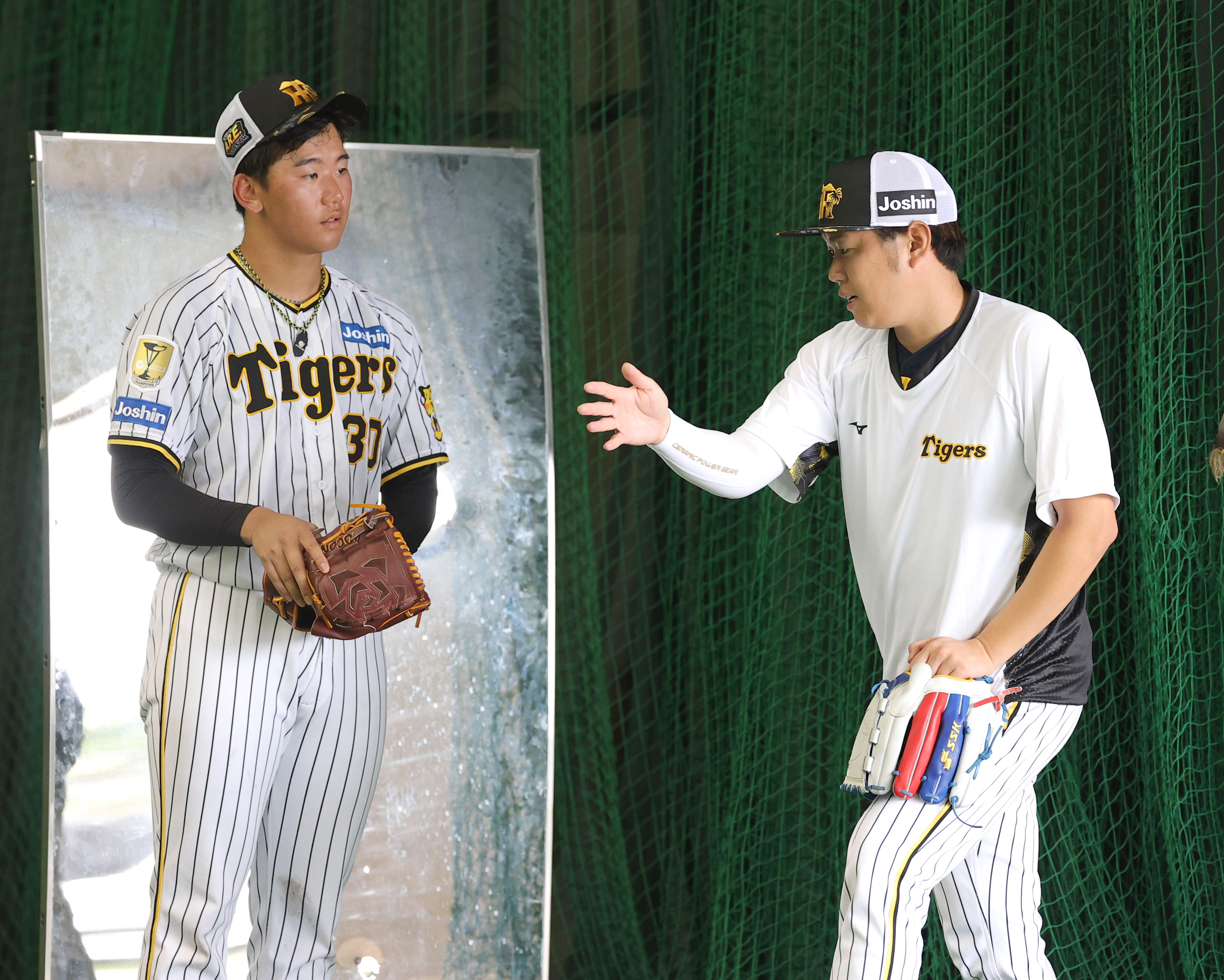 阪神・門別啓人、キャンプ最多76球 球数制限を解除 - サンスポ