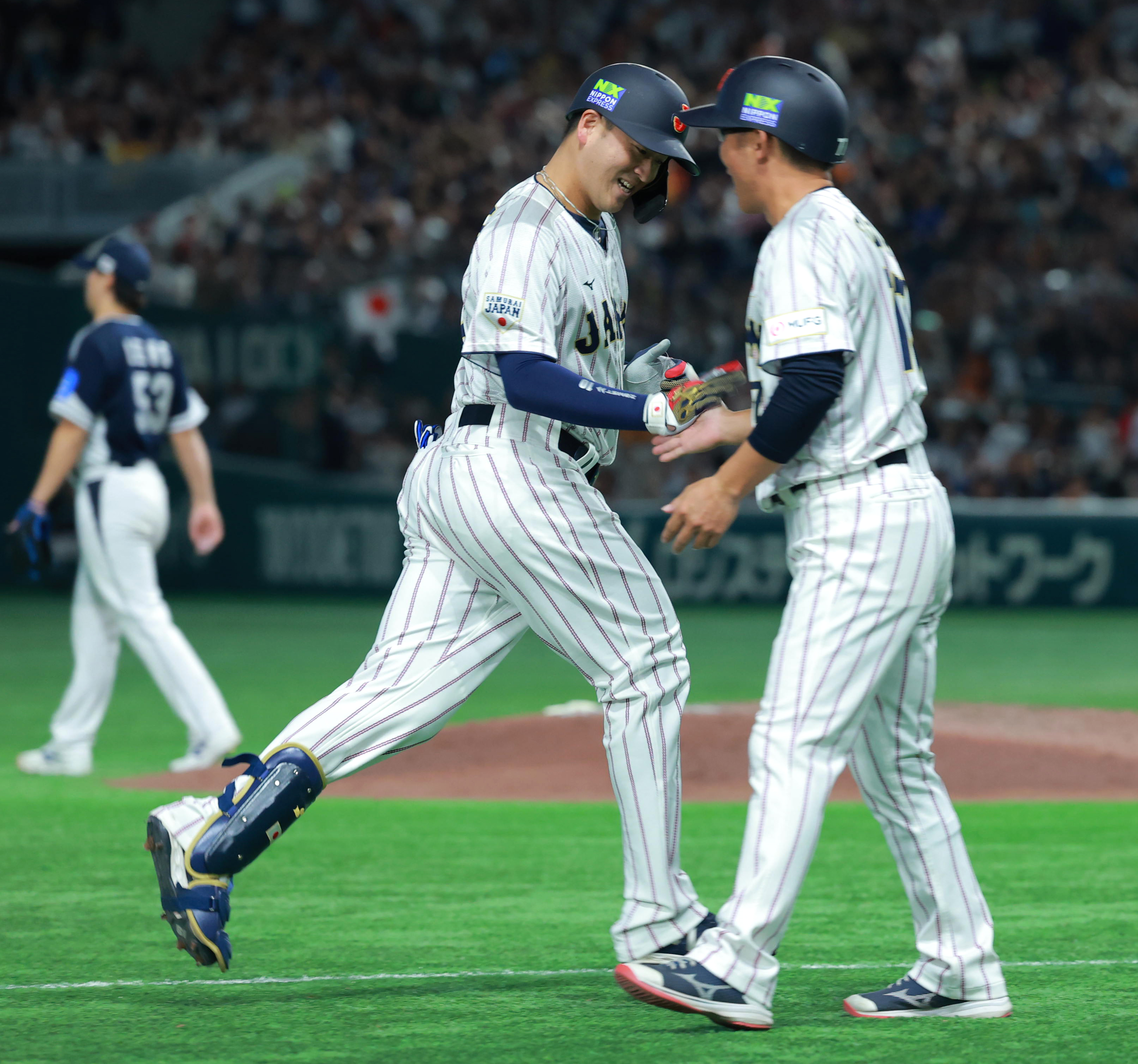 一問一答】侍ジャパン・岸田行倫、勝ち越し3ランの感触は「ほぼなかっ