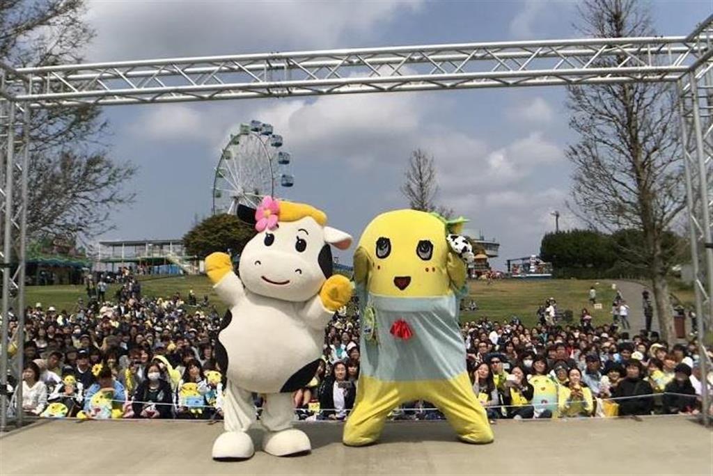 ふなっしーコラム ちばちばふなさんぽ 第３回 マザー牧場 千葉県富津市 すてきな思い出を作ってなっしー 1 2ページ 産経ニュース