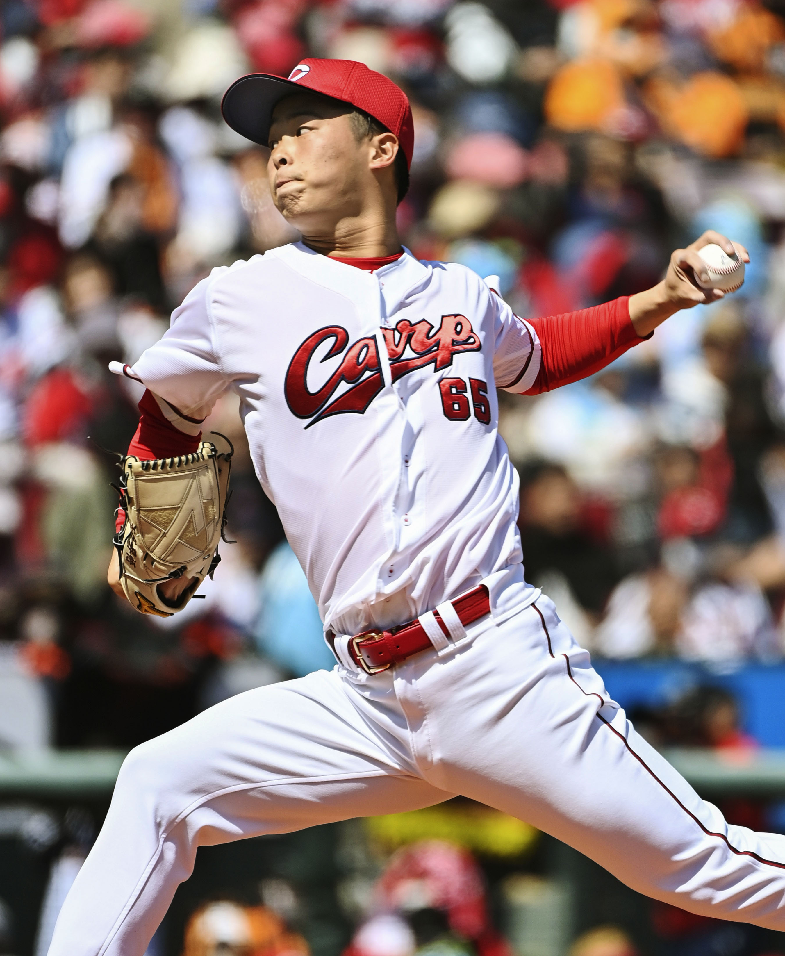 広島４連勝で勝率５割に　玉村が好投、今季初勝利