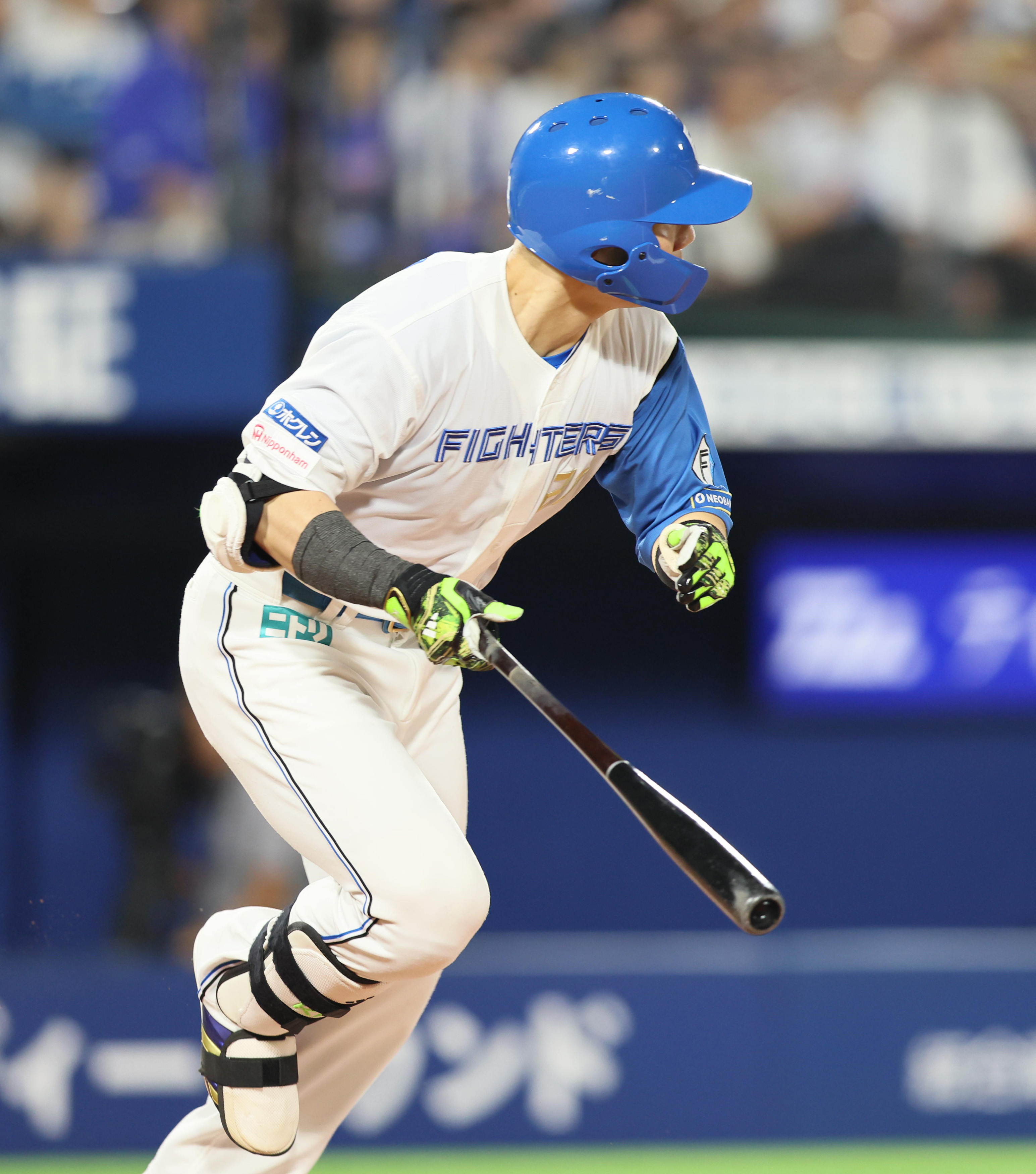 日本ハム・清宮幸太郎、1点差に詰め寄る左前適時打「浮いた球を