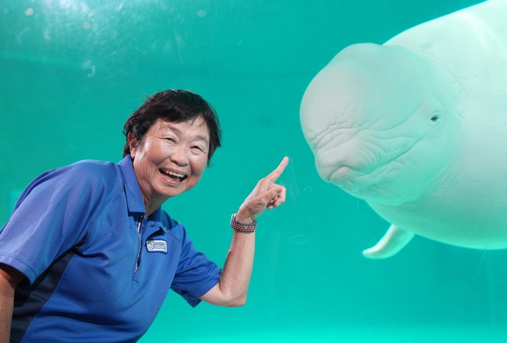 水族館の「プロ」たちを支え続け 「元気？」「大きくなったね」と館内