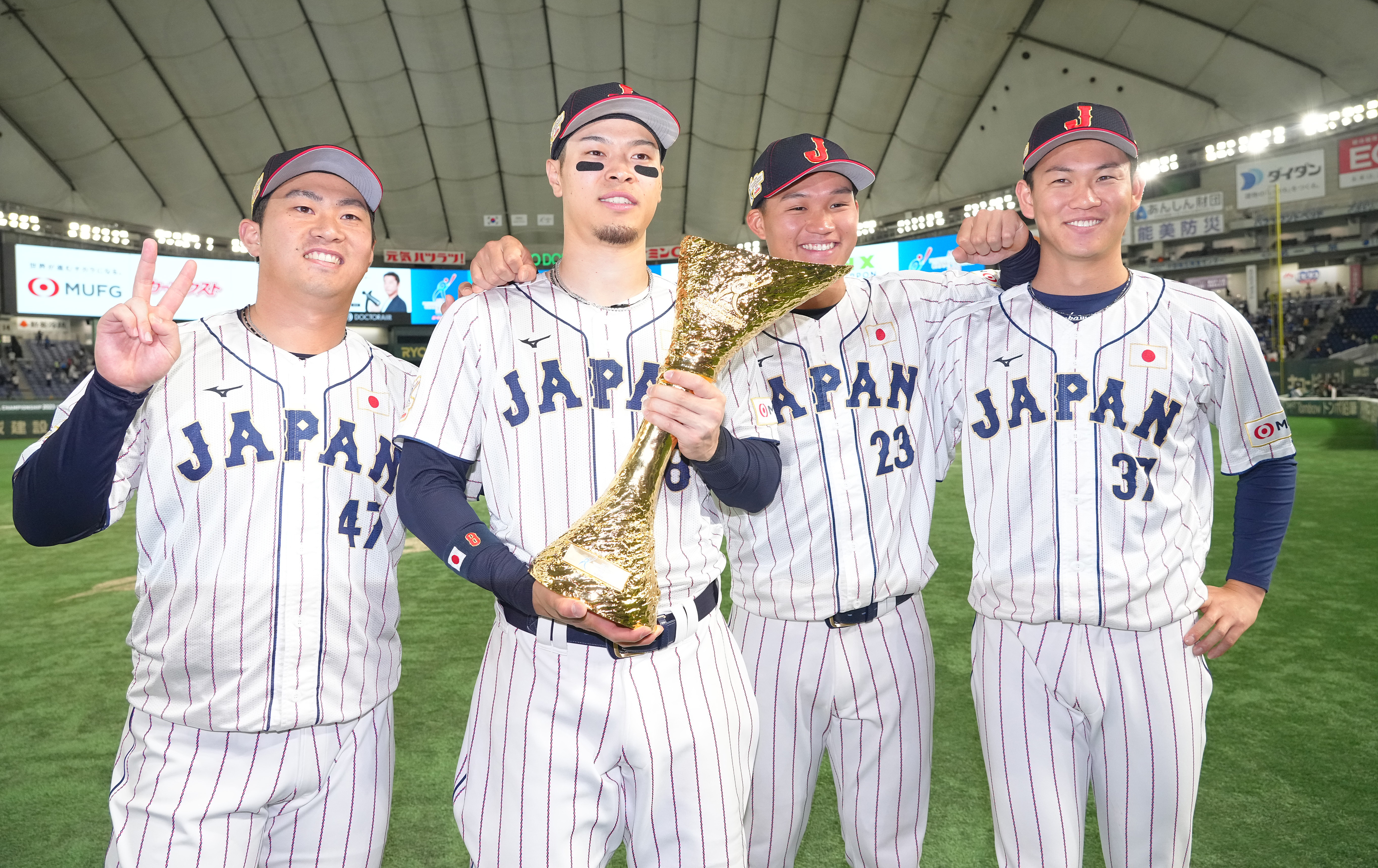 侍ジャパン、逆転サヨナラ連覇！延長十回タイブレーク韓倒 佐藤輝が