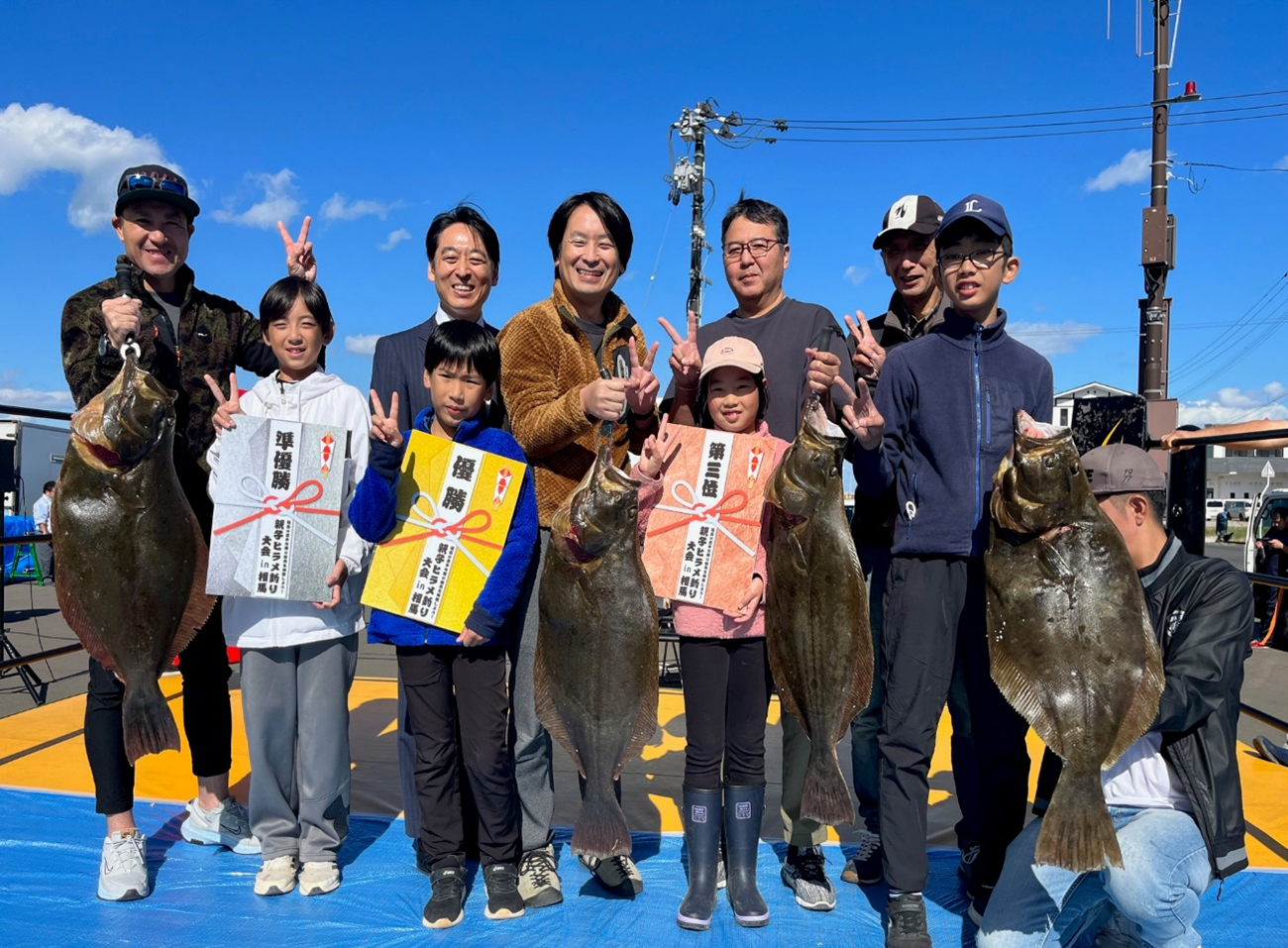 特大ヒラメが次々にヒット！福島の豊かな海の魅力を体験！ 親子ヒラメ