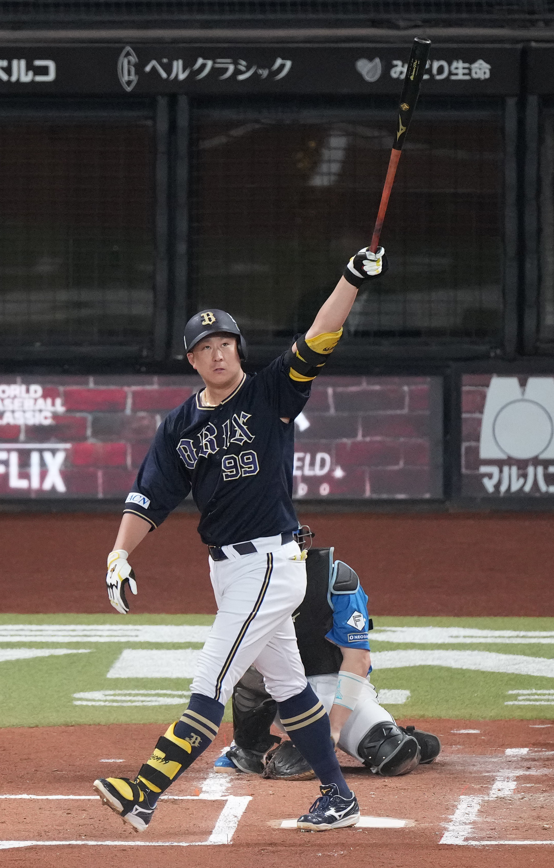 オリックス・杉本裕太郎、二回に先制ソロ 「完璧に捉えることができた